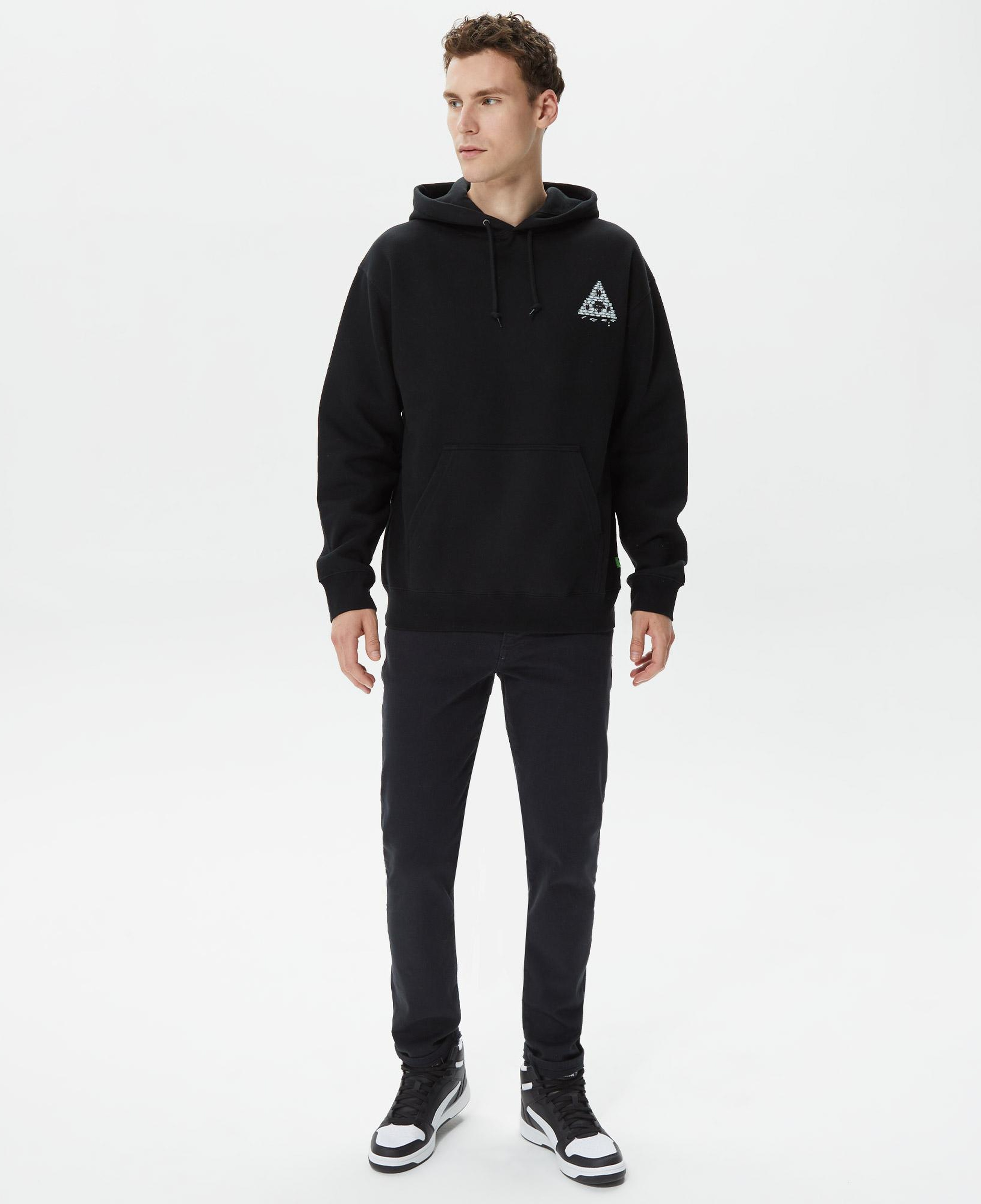Huf Brick Lurk Erkek Siyah Hoodie