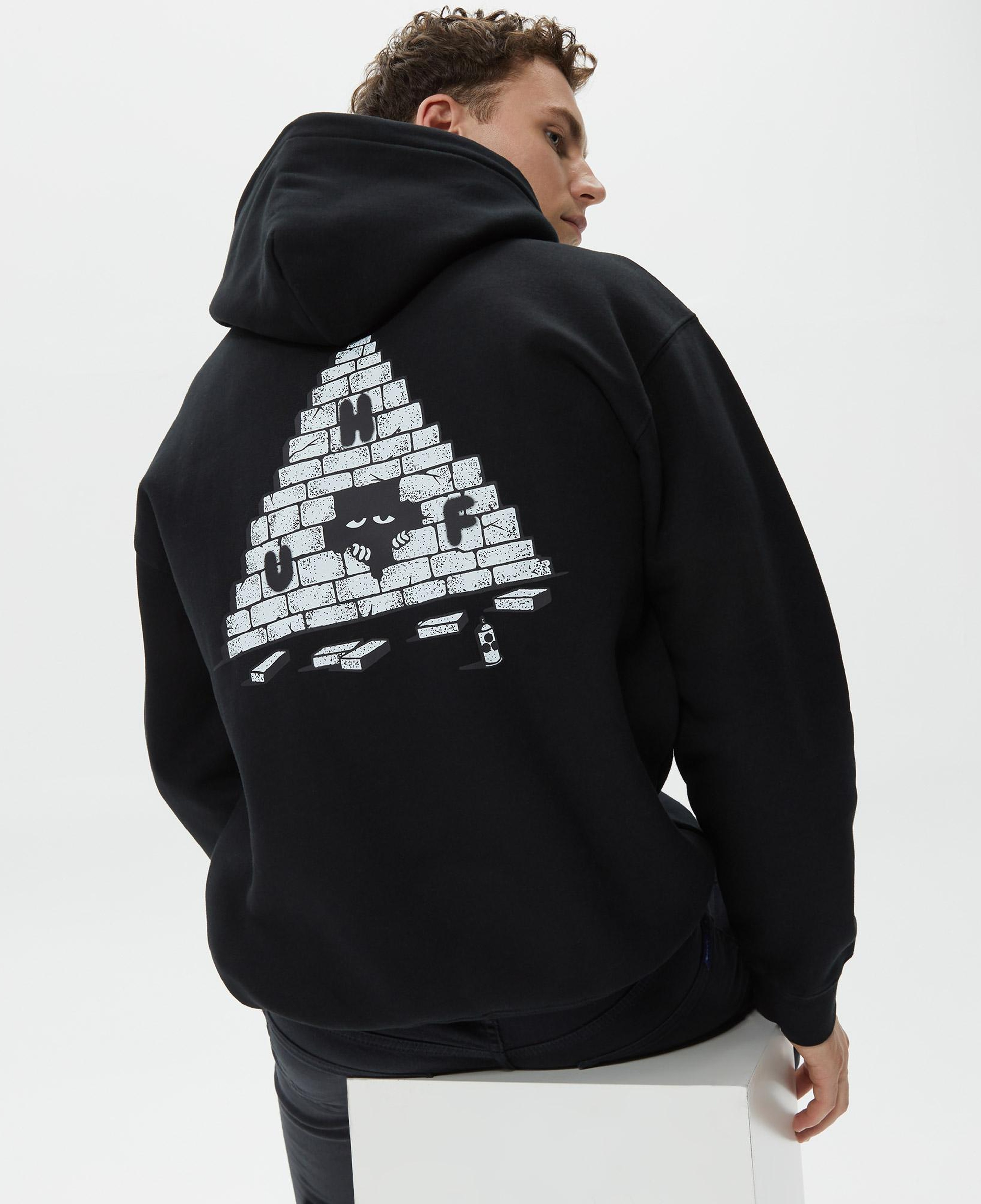 Huf Brick Lurk Erkek Siyah Hoodie