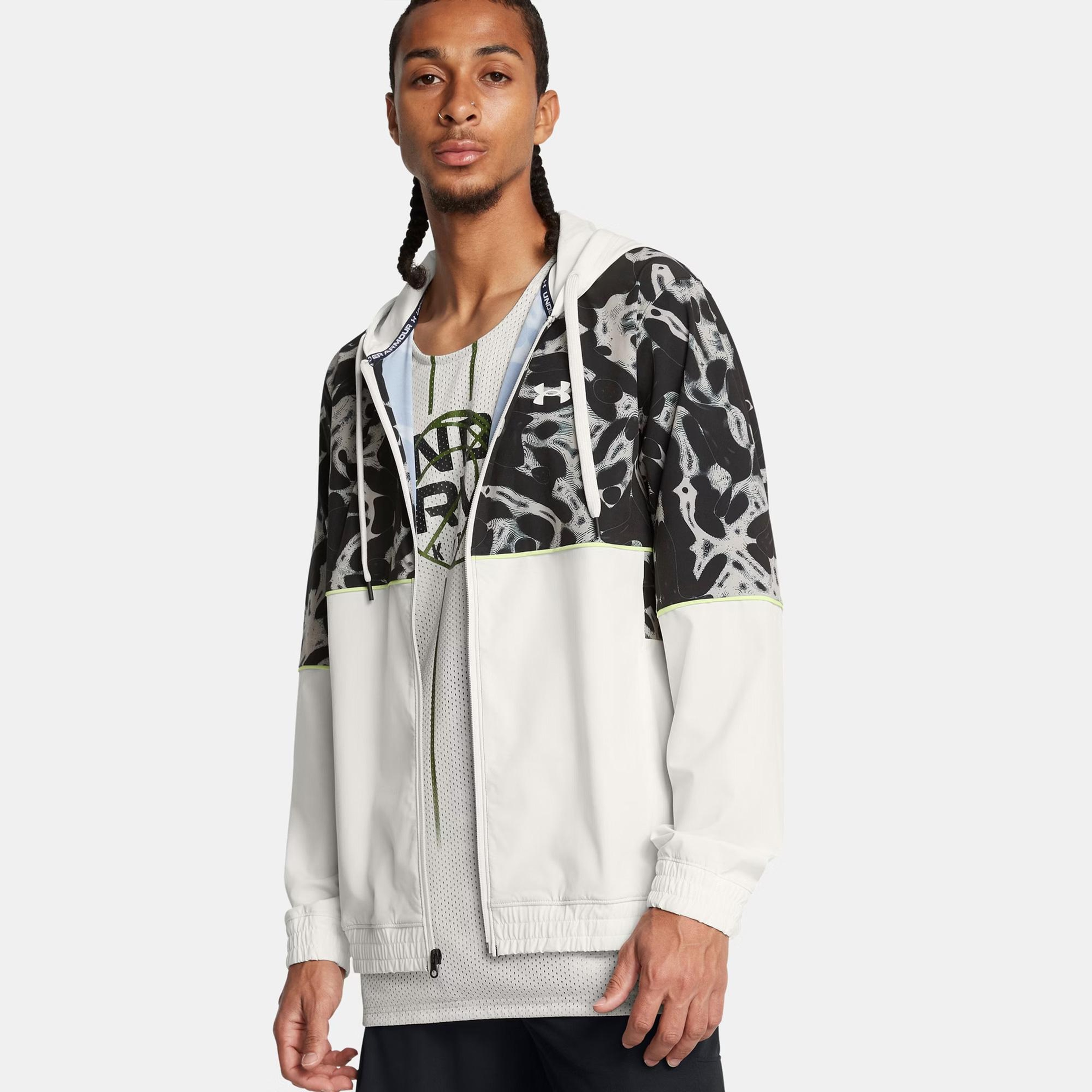 Under Armour Zone Erkek Beyaz Günlük Ceket