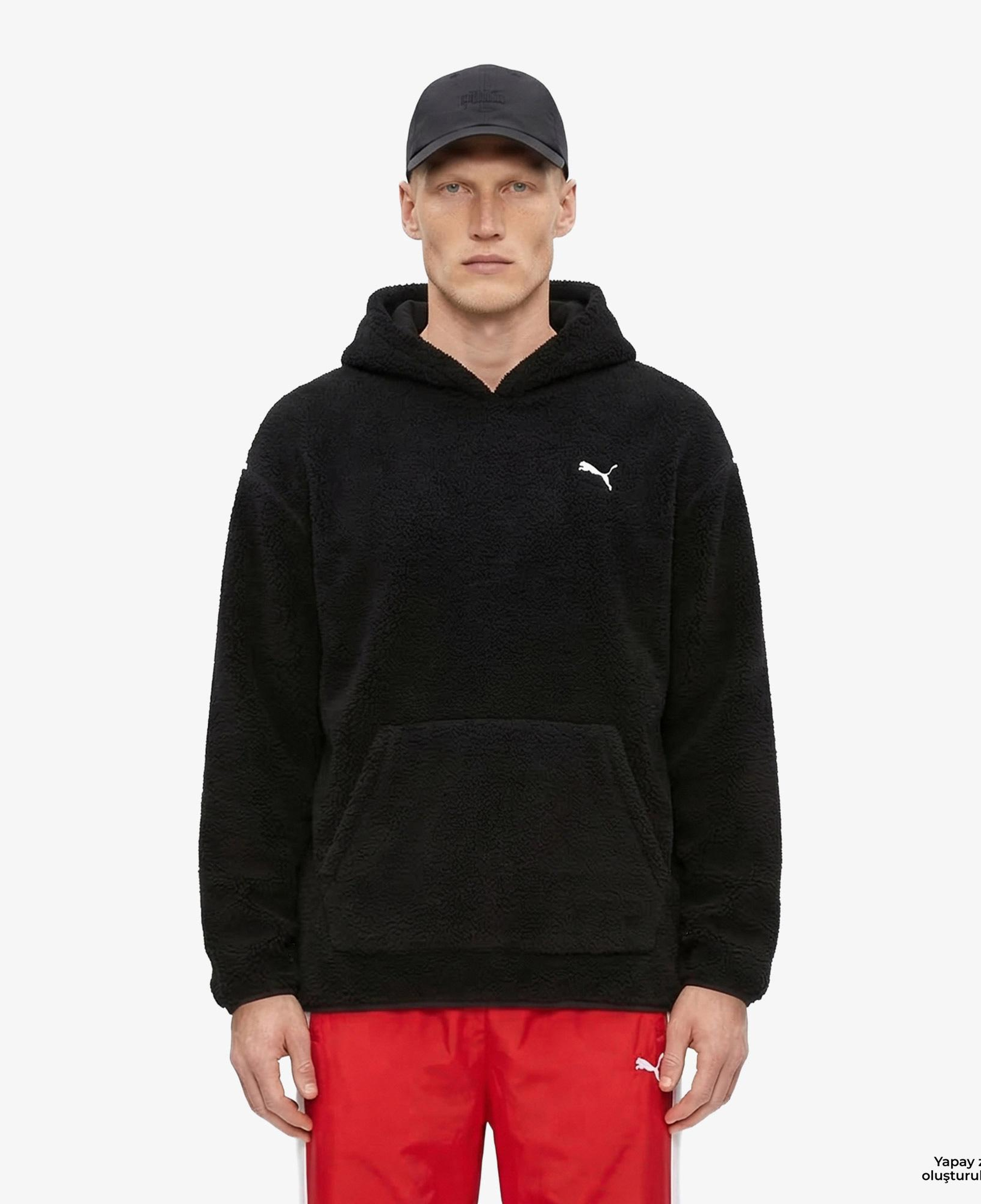 Puma Essentials Erkek Siyah Sweatshirt