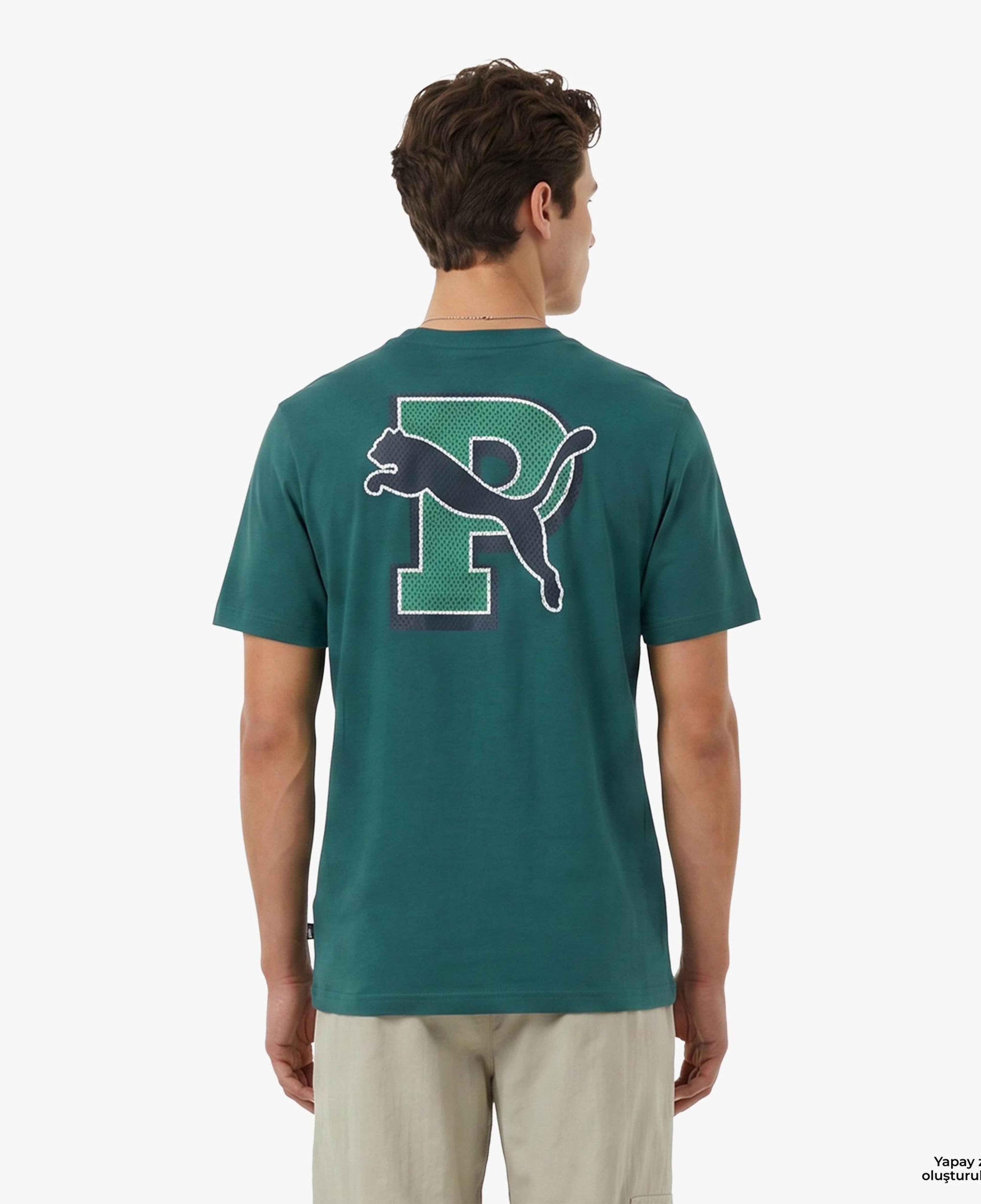 Puma Graphic Erkek Yeşil T-Shirt