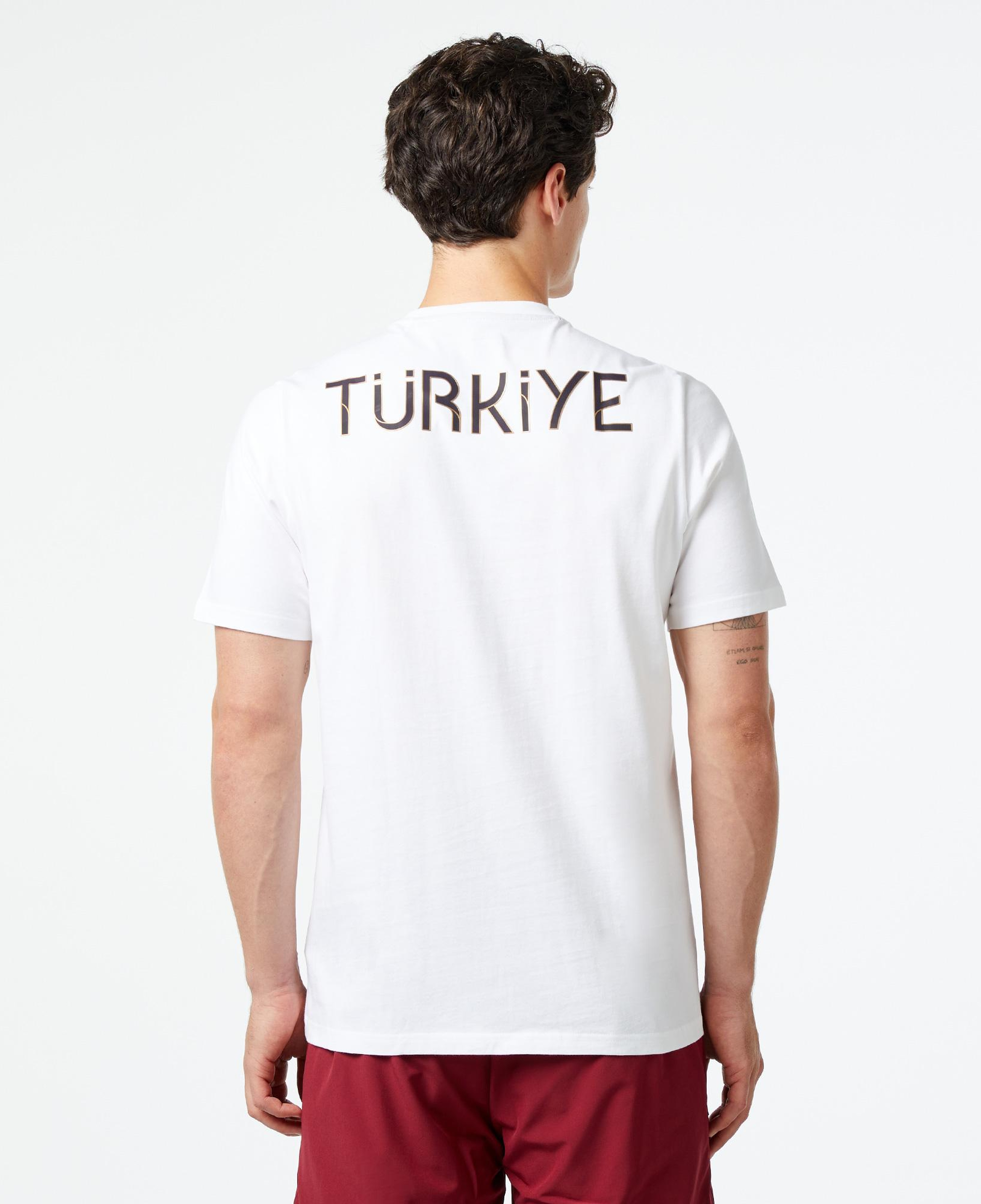 adidas Team Türkiye Erkek Beyaz Günlük T-Shirt