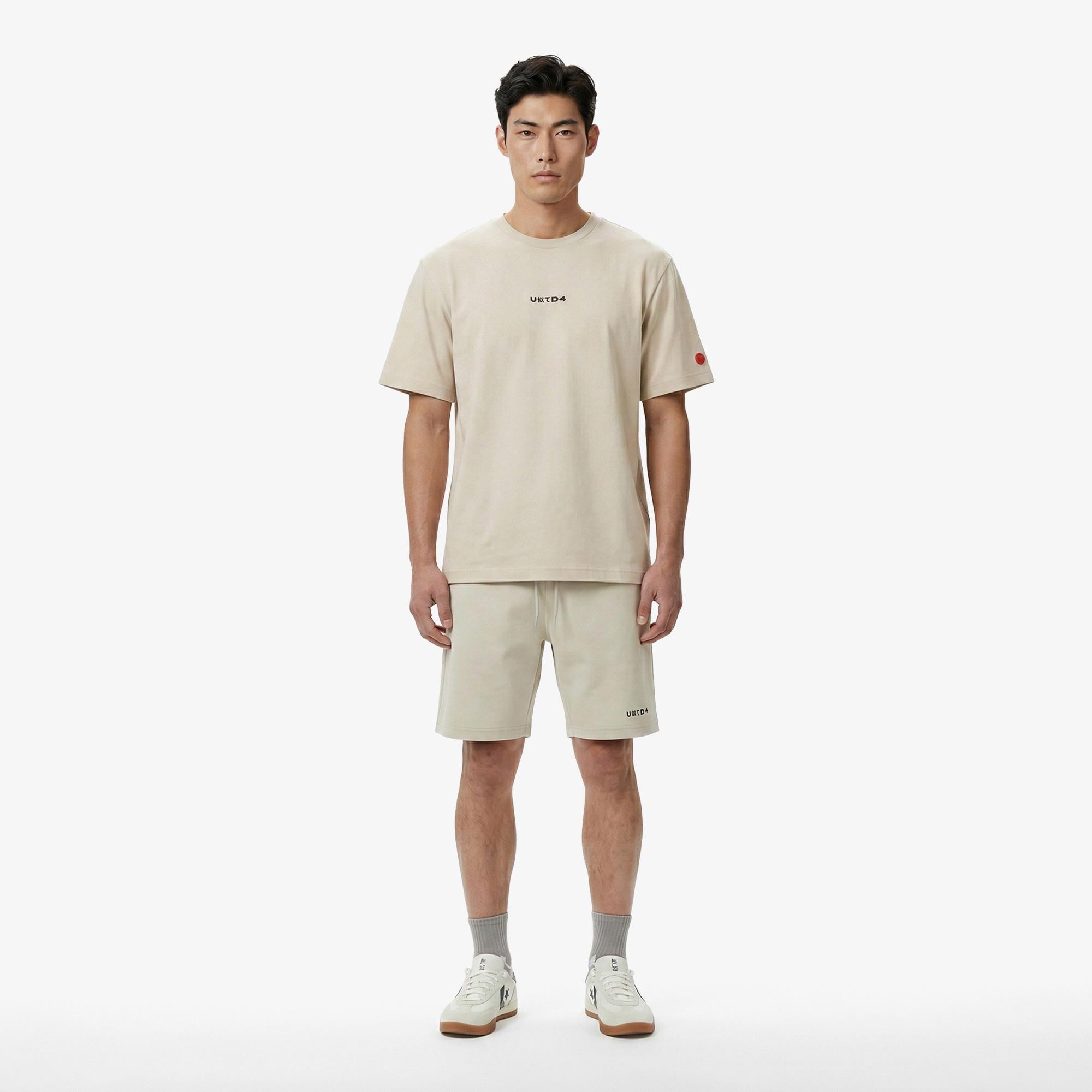 UNITED4 Regular Fit Erkek Krem T-Shirt
