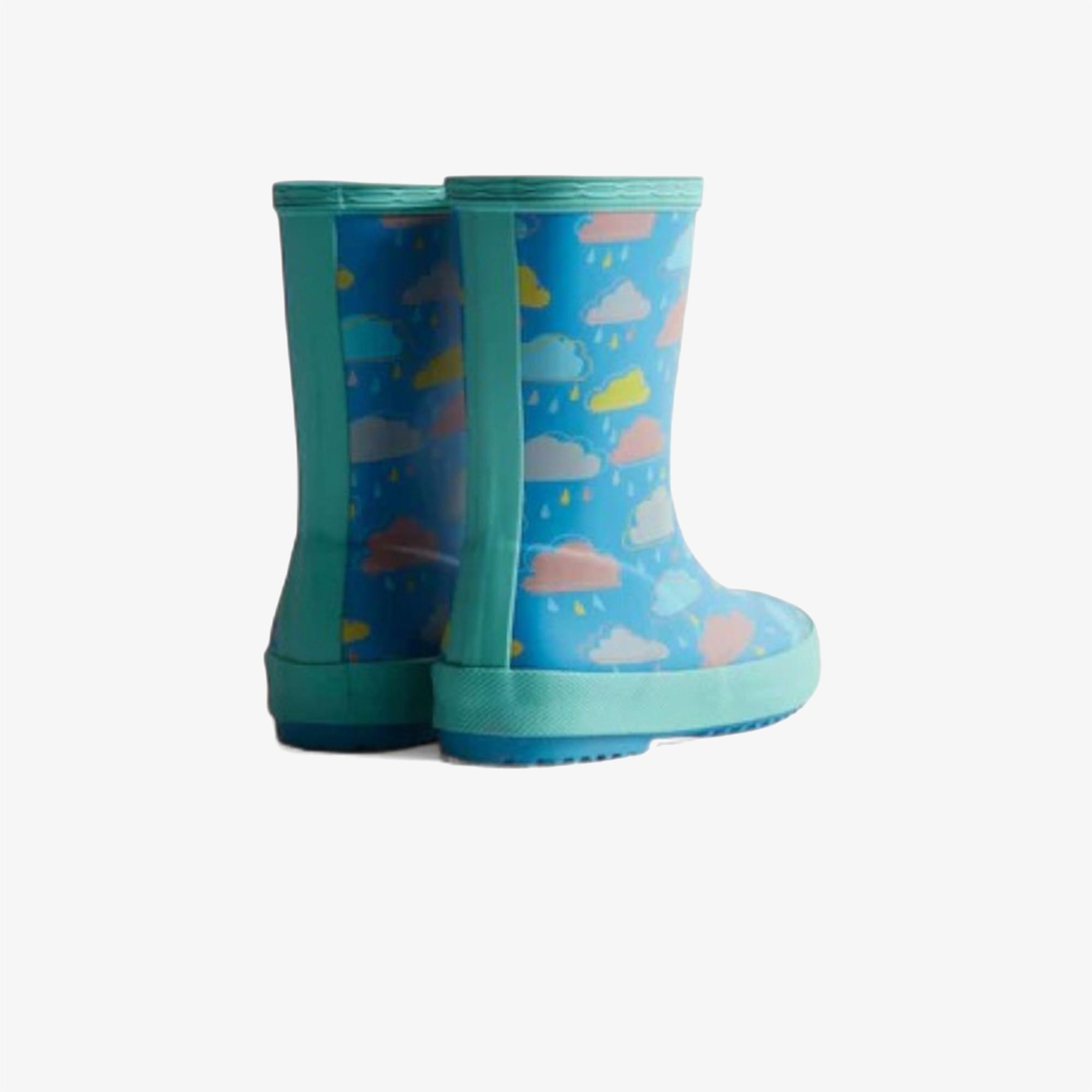 Hunter Originals Wellington Rainy Bebek Mavi Bot