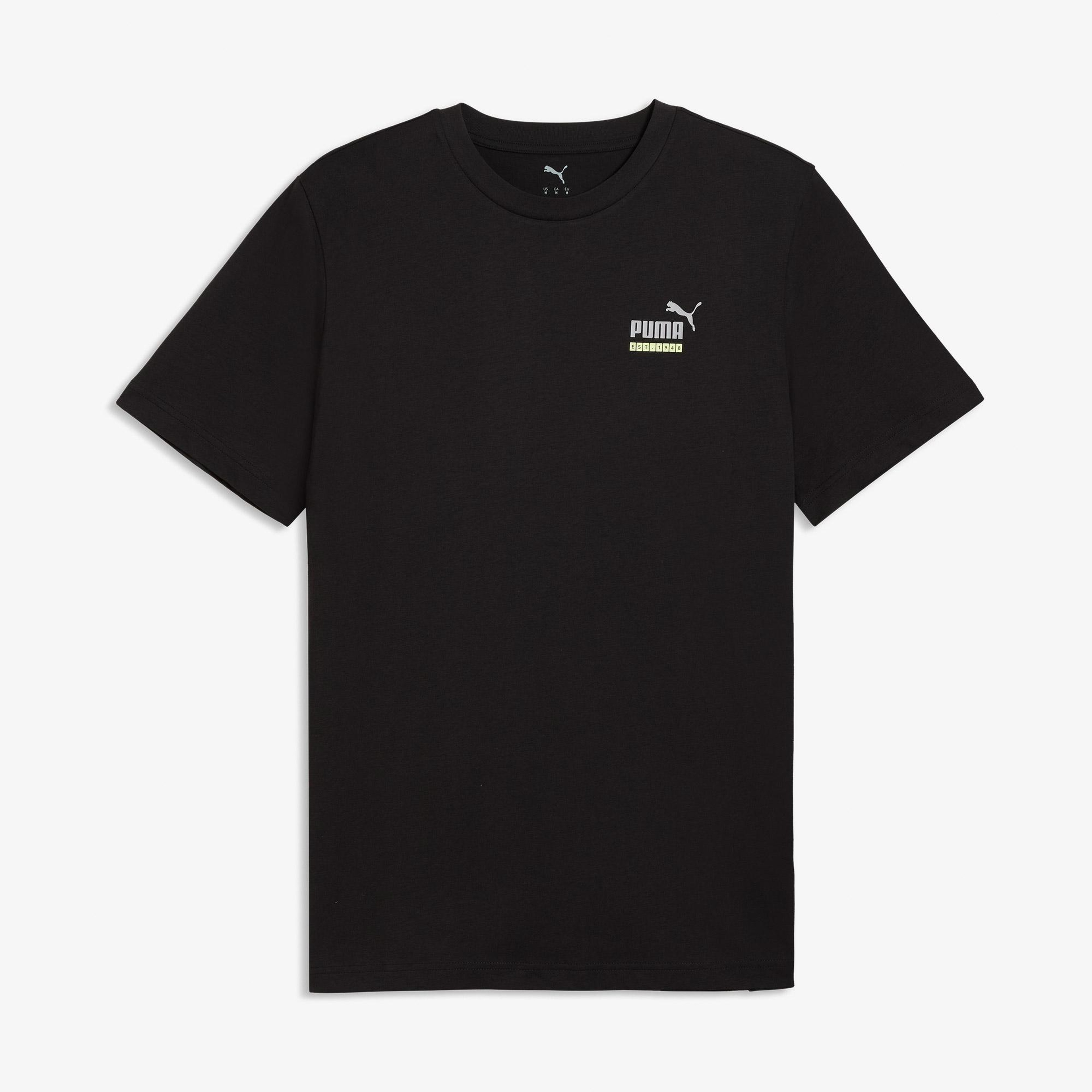 Puma Graphic Erkek Siyah T-Shirt