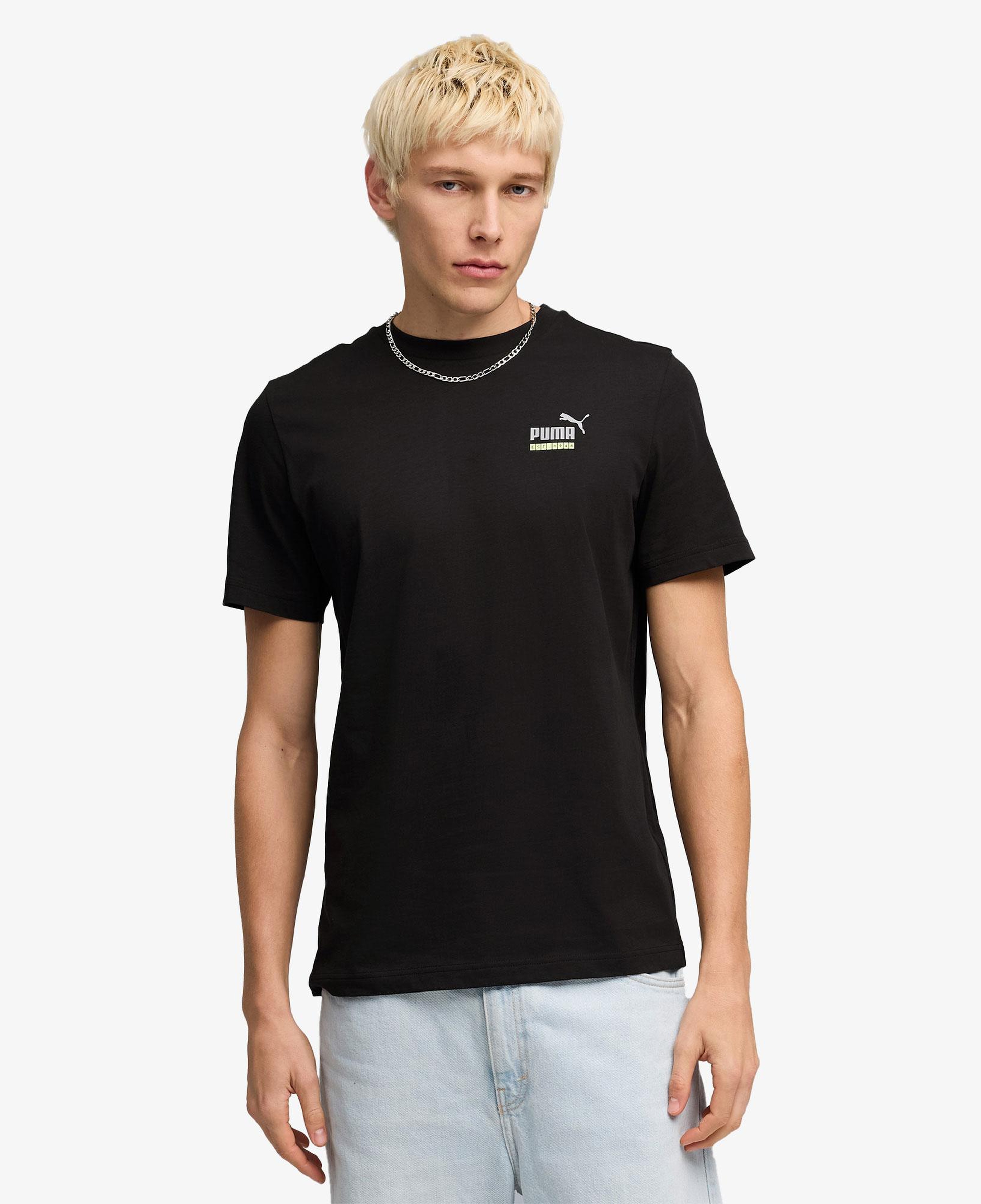 Puma Graphic Erkek Siyah T-Shirt