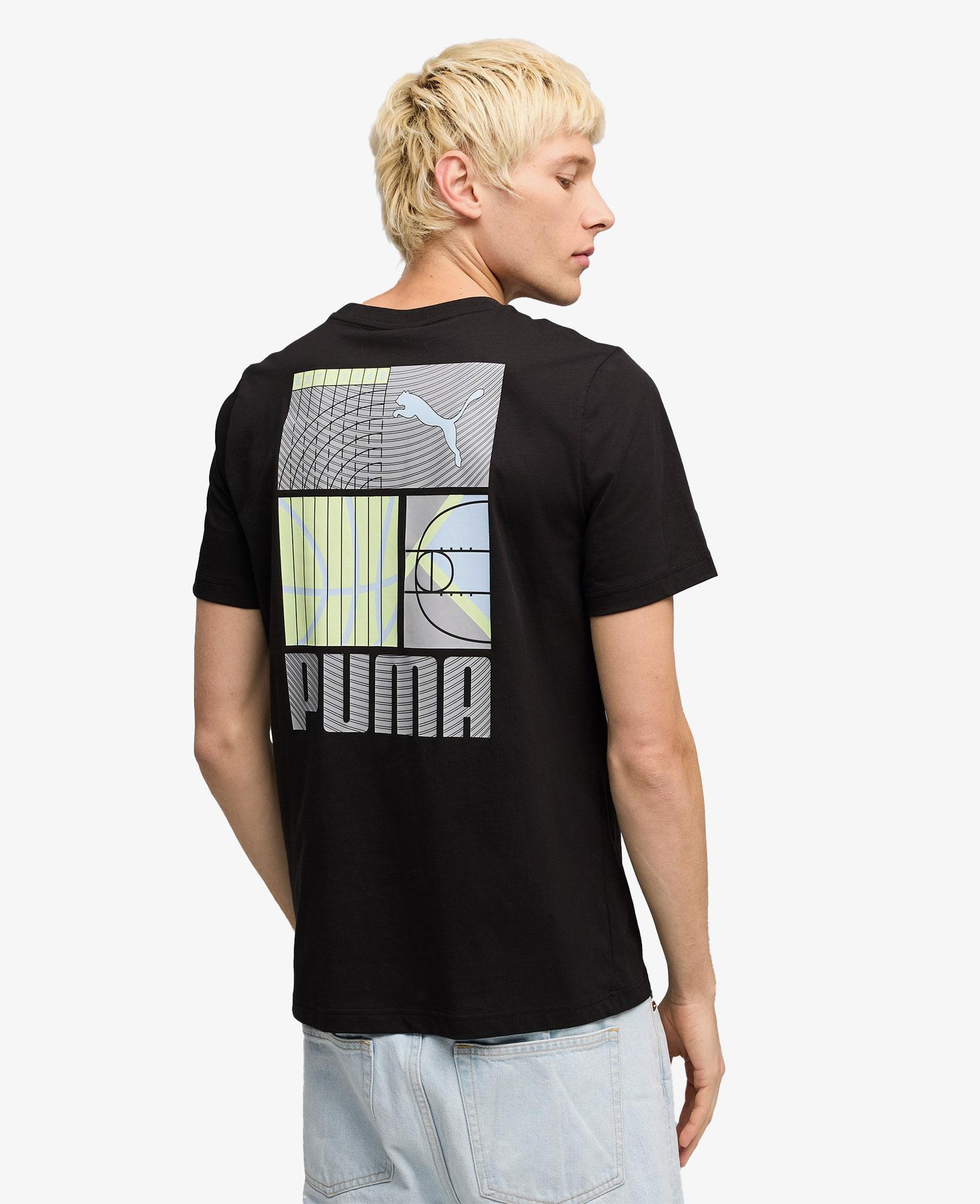 Puma Graphic Erkek Siyah T-Shirt