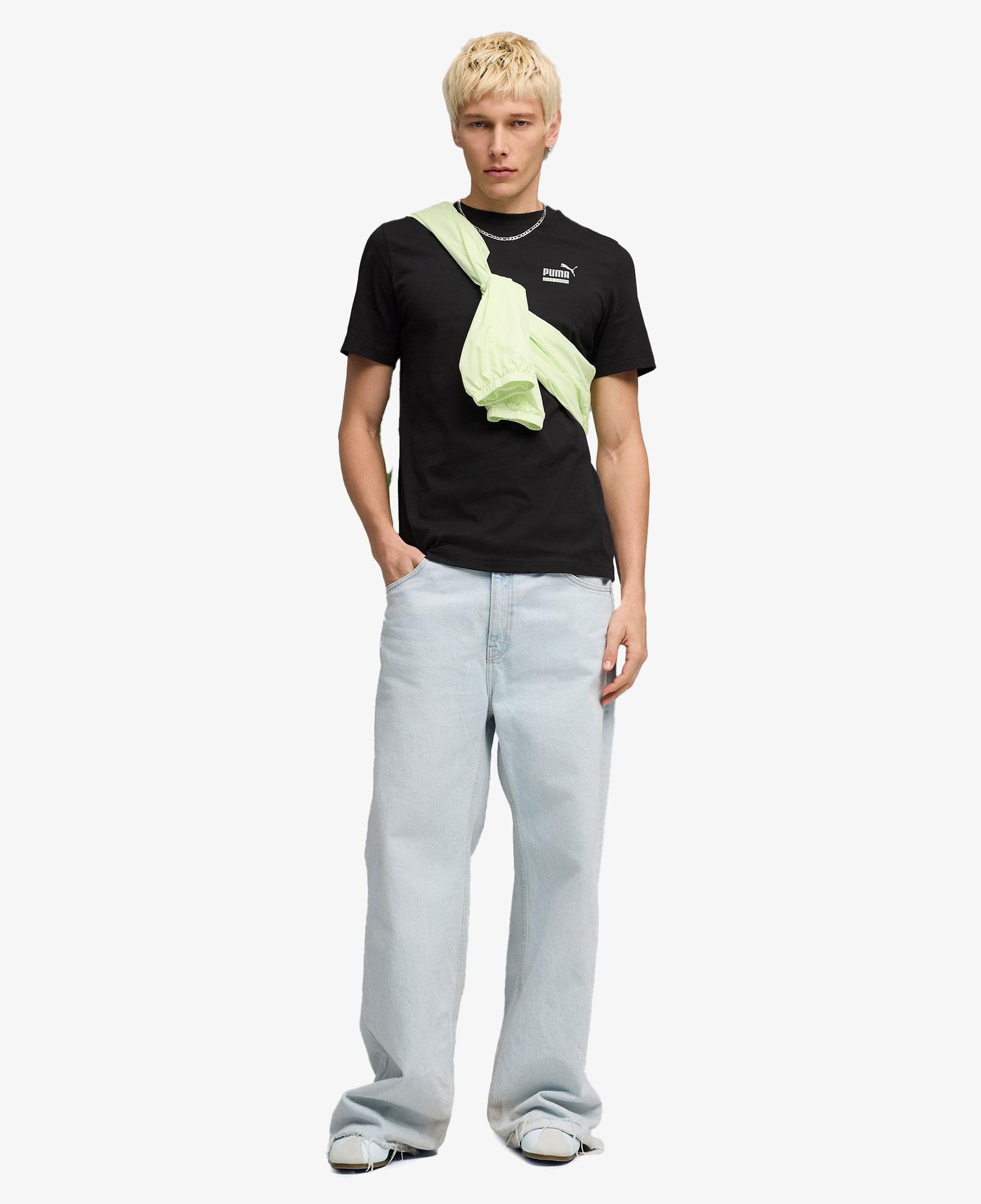 Puma Graphic Erkek Siyah T-Shirt