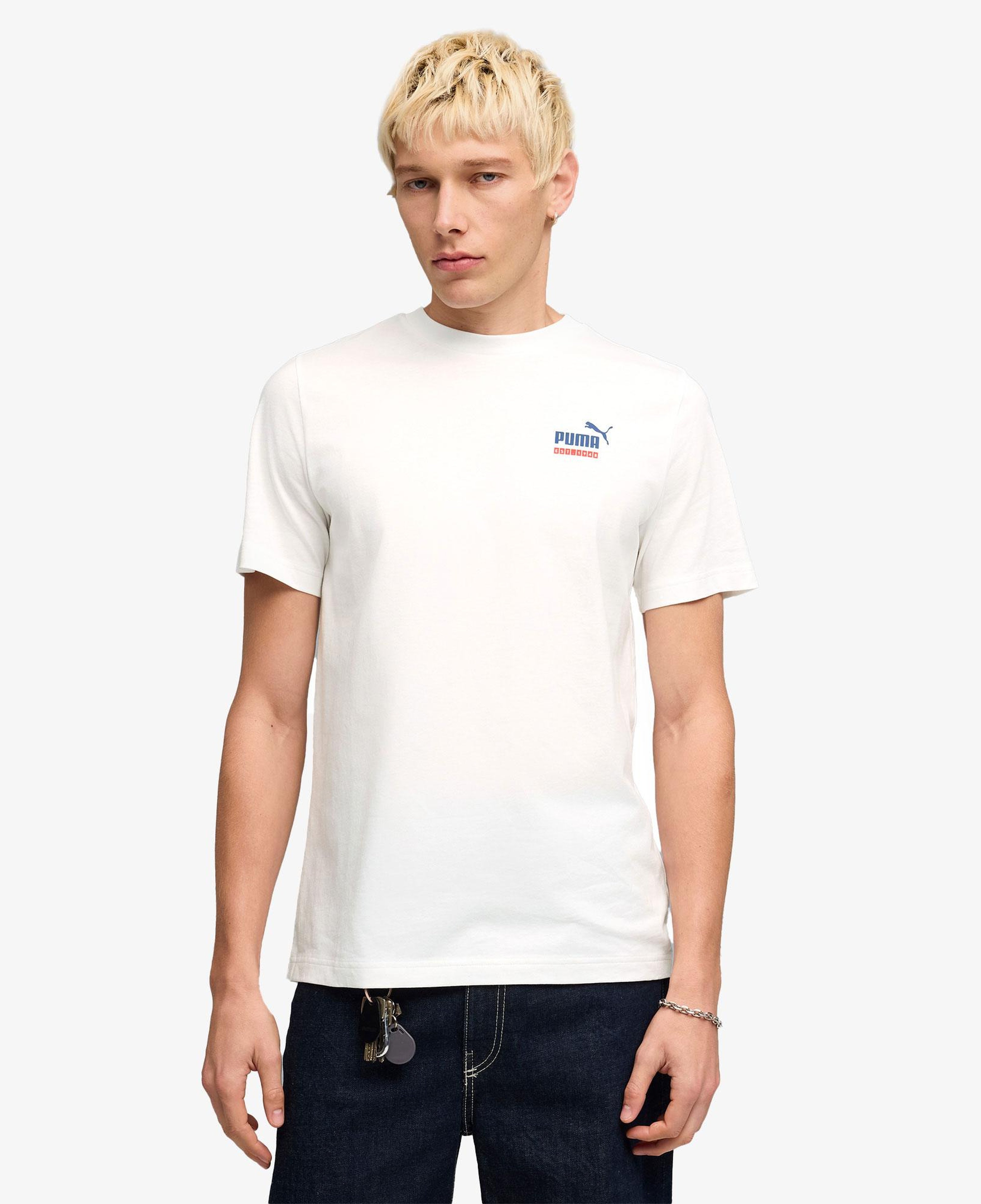 Puma Graphic  Erkek Beyaz T-Shirt
