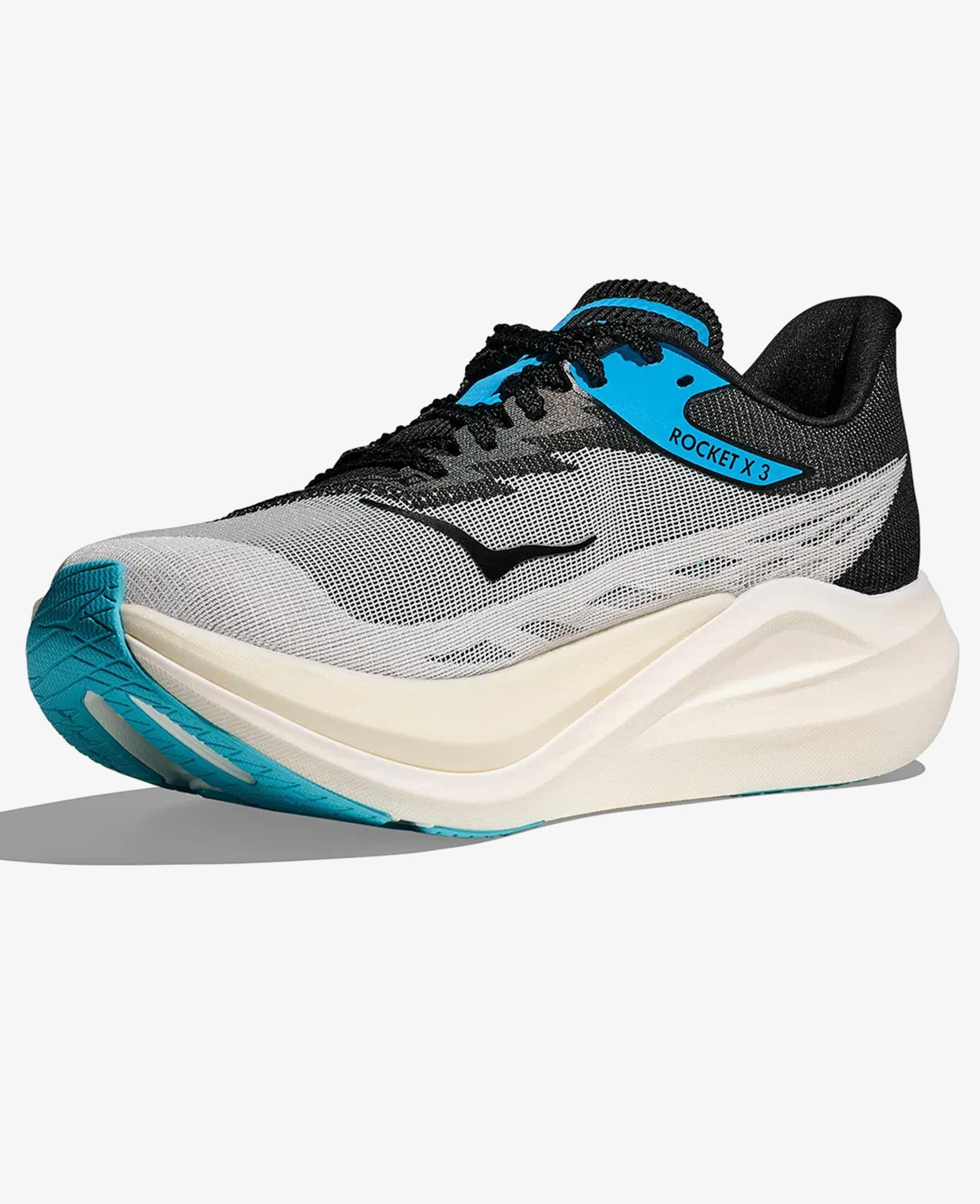 Hoka Rocket X 3 Unisex Beyaz Yol Koşusu Ayakkabısı