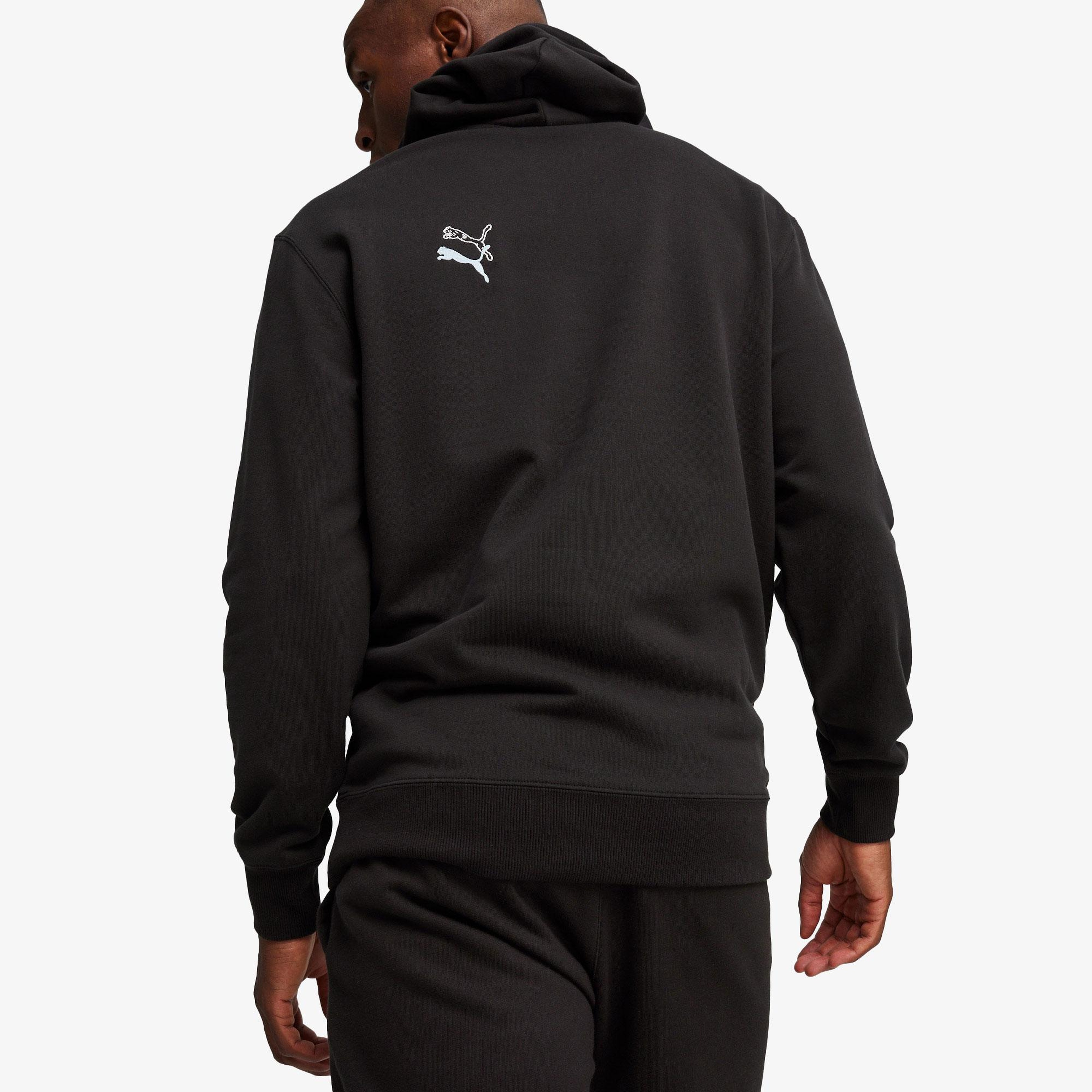 Puma Brand Love Graphic Erkek Siyah Sweatshirt