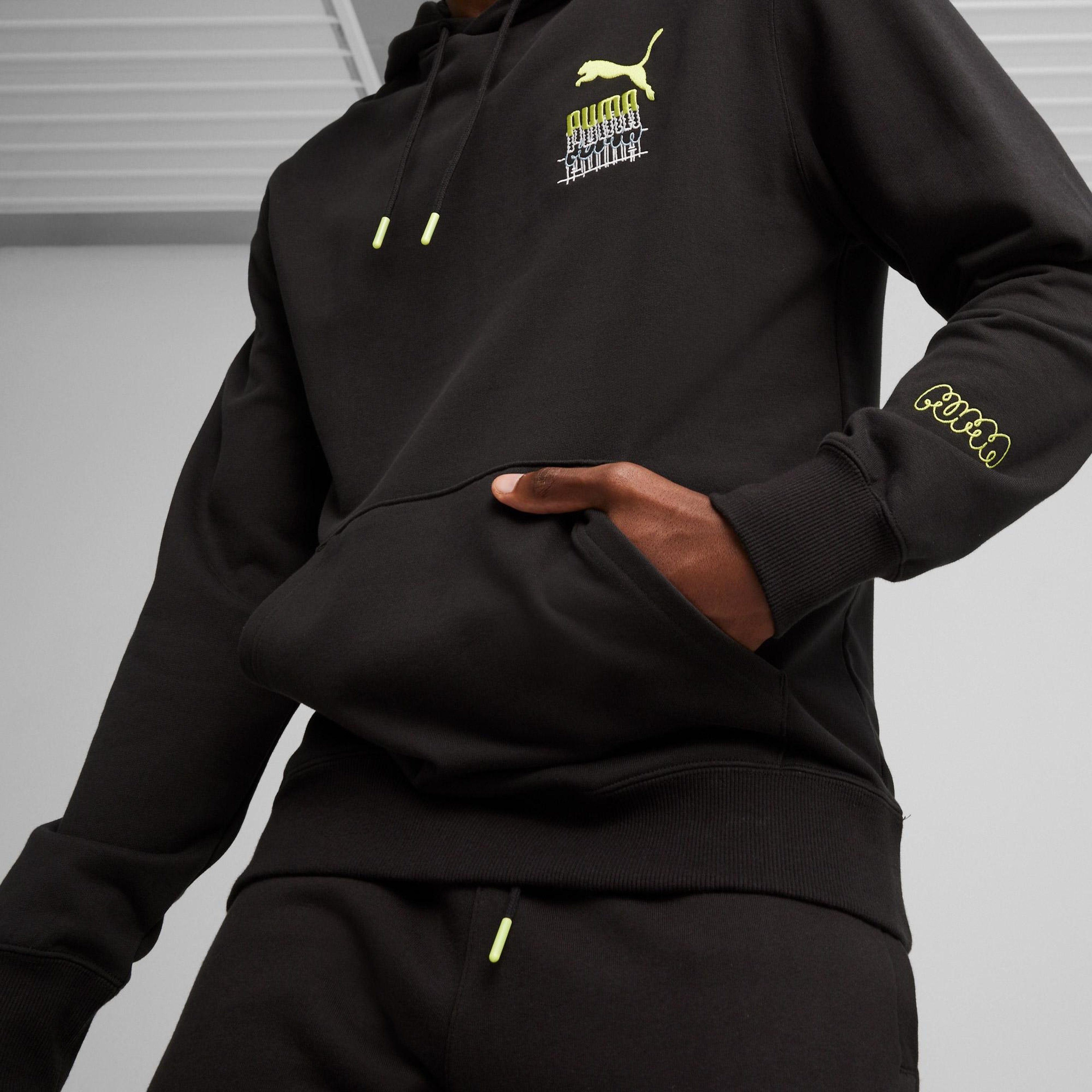 Puma Brand Love Graphic Erkek Siyah Sweatshirt