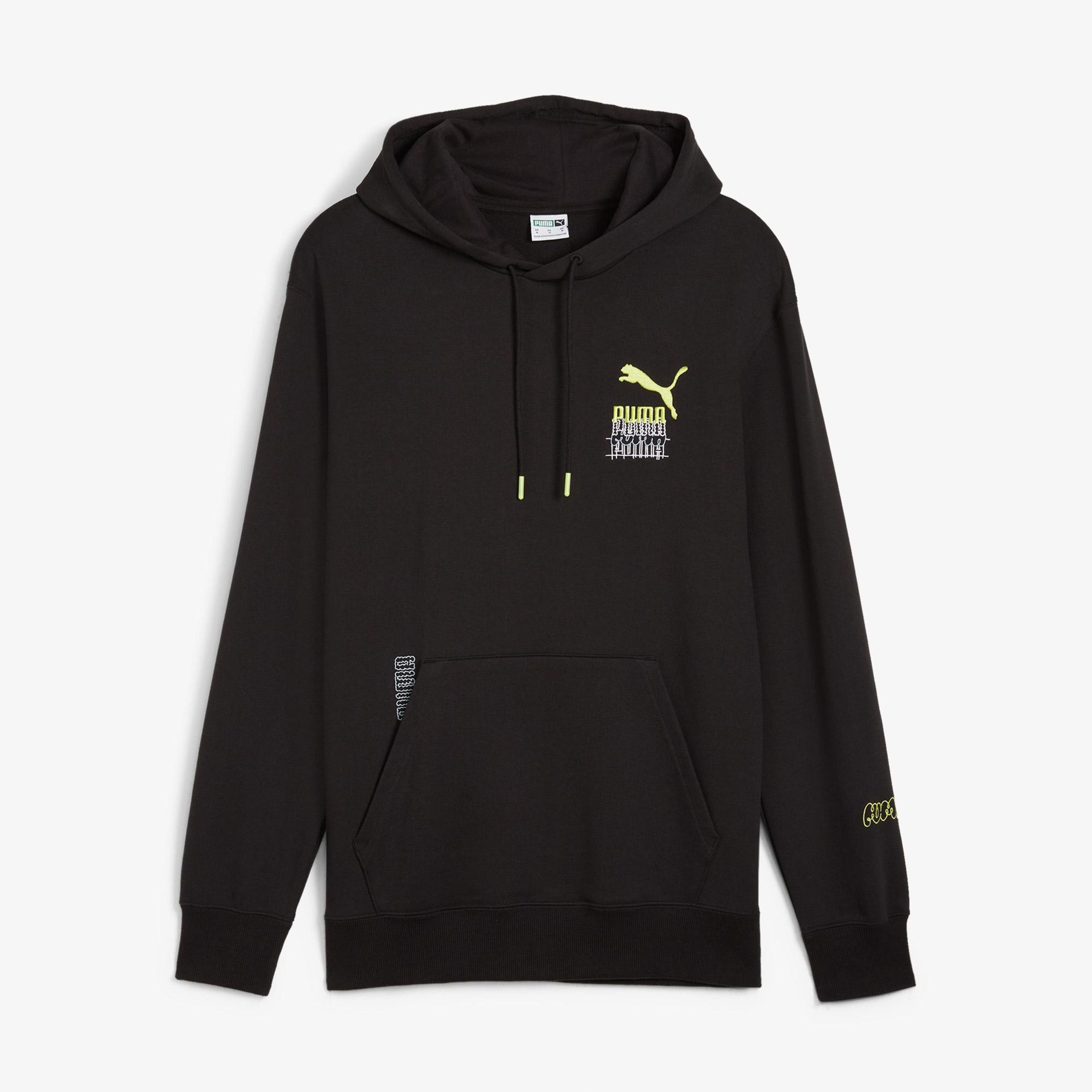 Puma Brand Love Graphic Erkek Siyah Sweatshirt