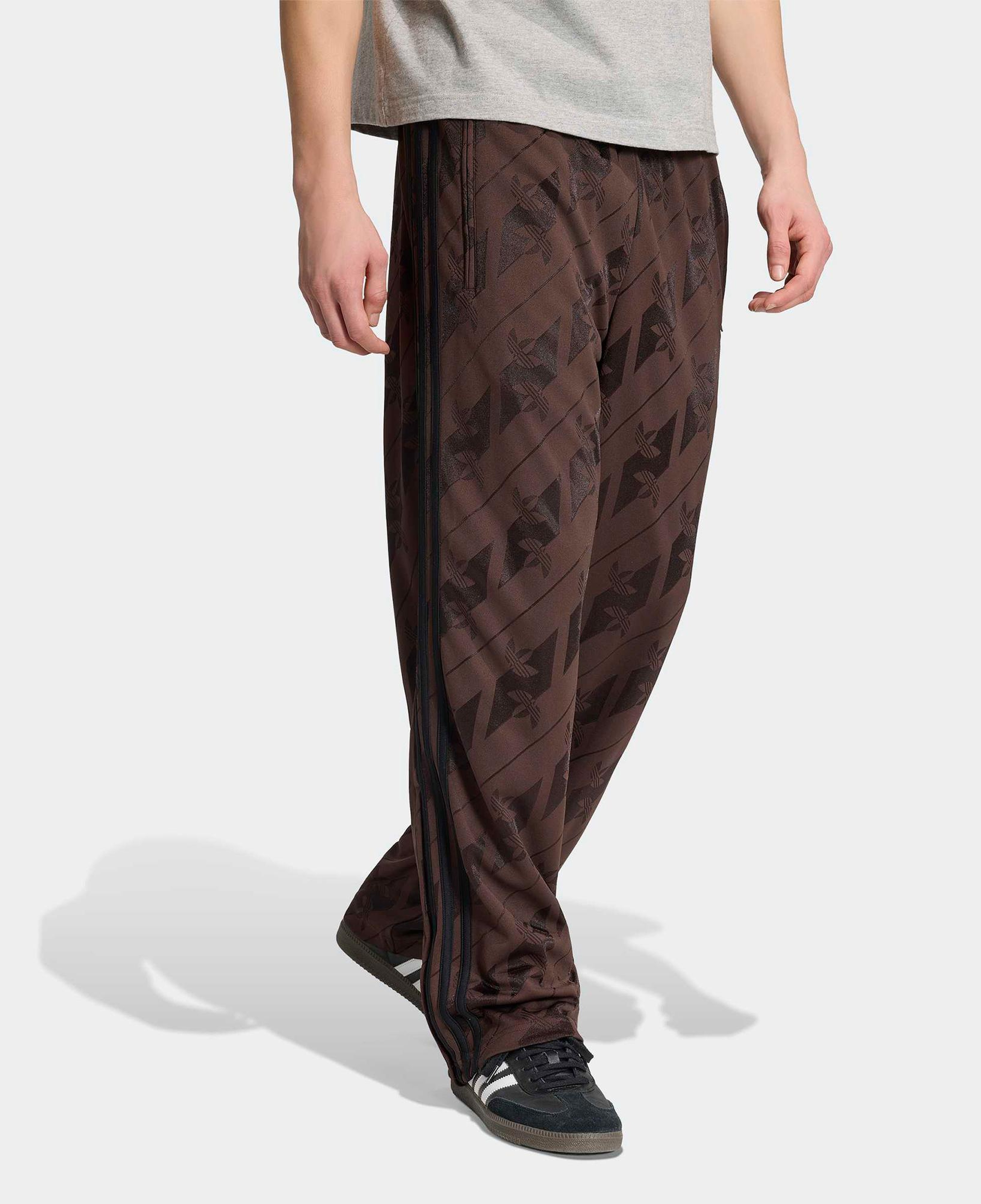 adidas Monogram Firebird Erkek Kahverengi Eşofman Altı