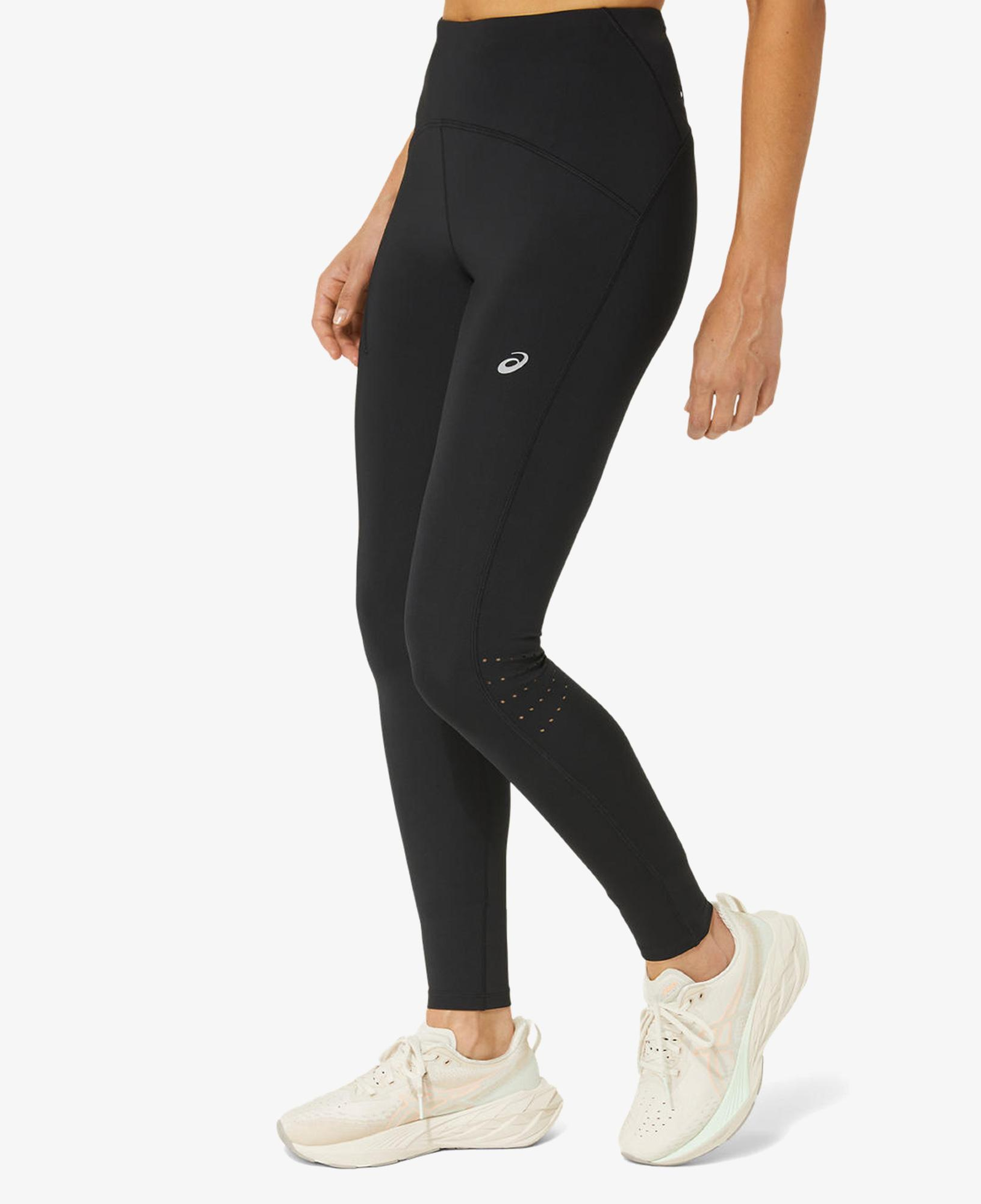 Asics Road High Waist Kadın Siyah Koşu Taytı