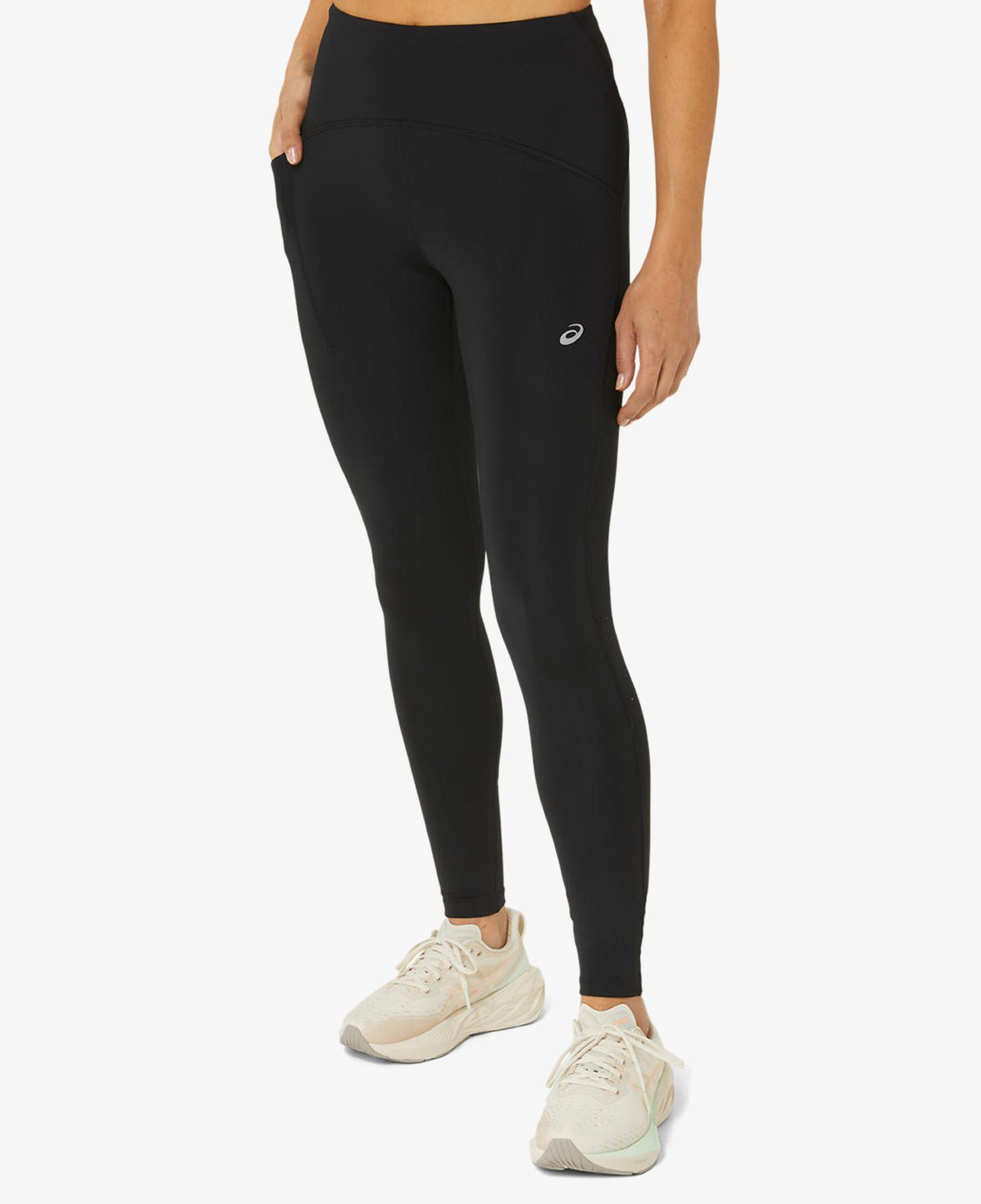Asics Road High Waist Kadın Siyah Koşu Taytı