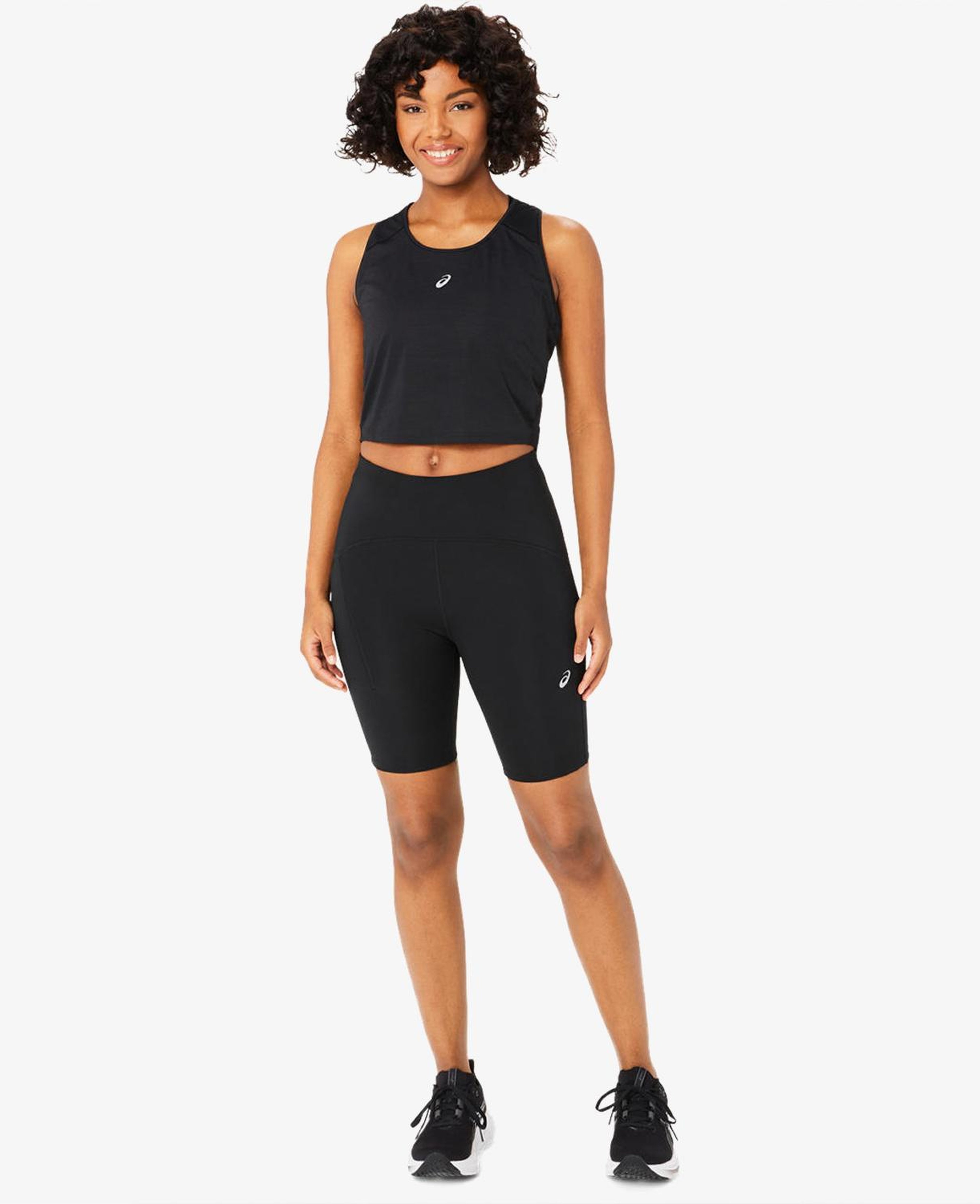 Asics Road High Waist 8In Kadın Siyah Tayt