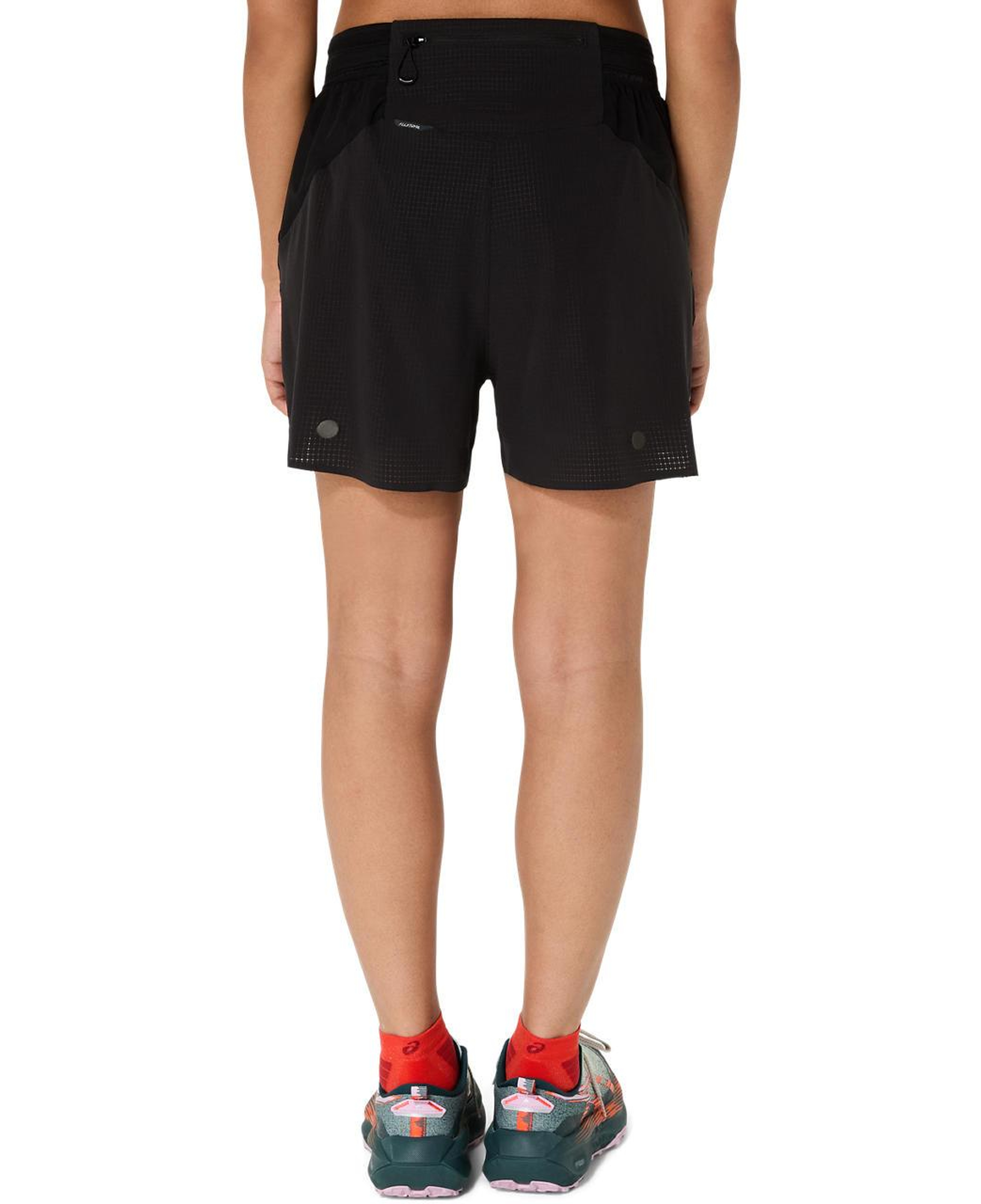 Asics Fujitrail Elite 3.5in Kadın Siyah Koşu Şortu