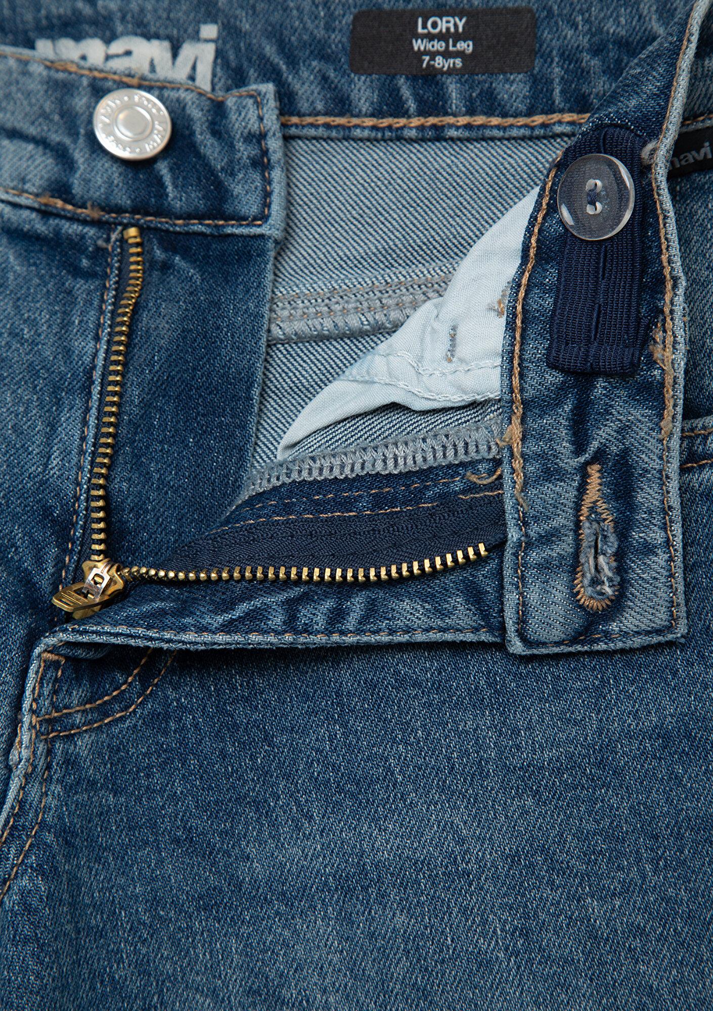 Mavi LORY 90lar Puslu Indigo Mavisi Denim Pantolon 7010036-A4159