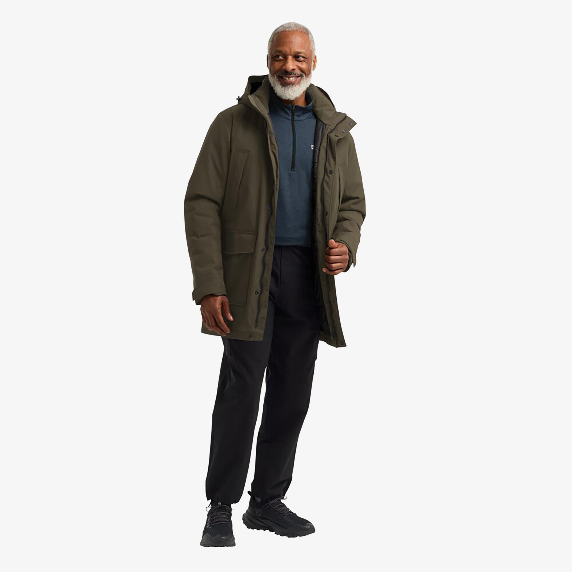 Jack Wolfskin Canyon Shield Parka Erkek Haki Mont