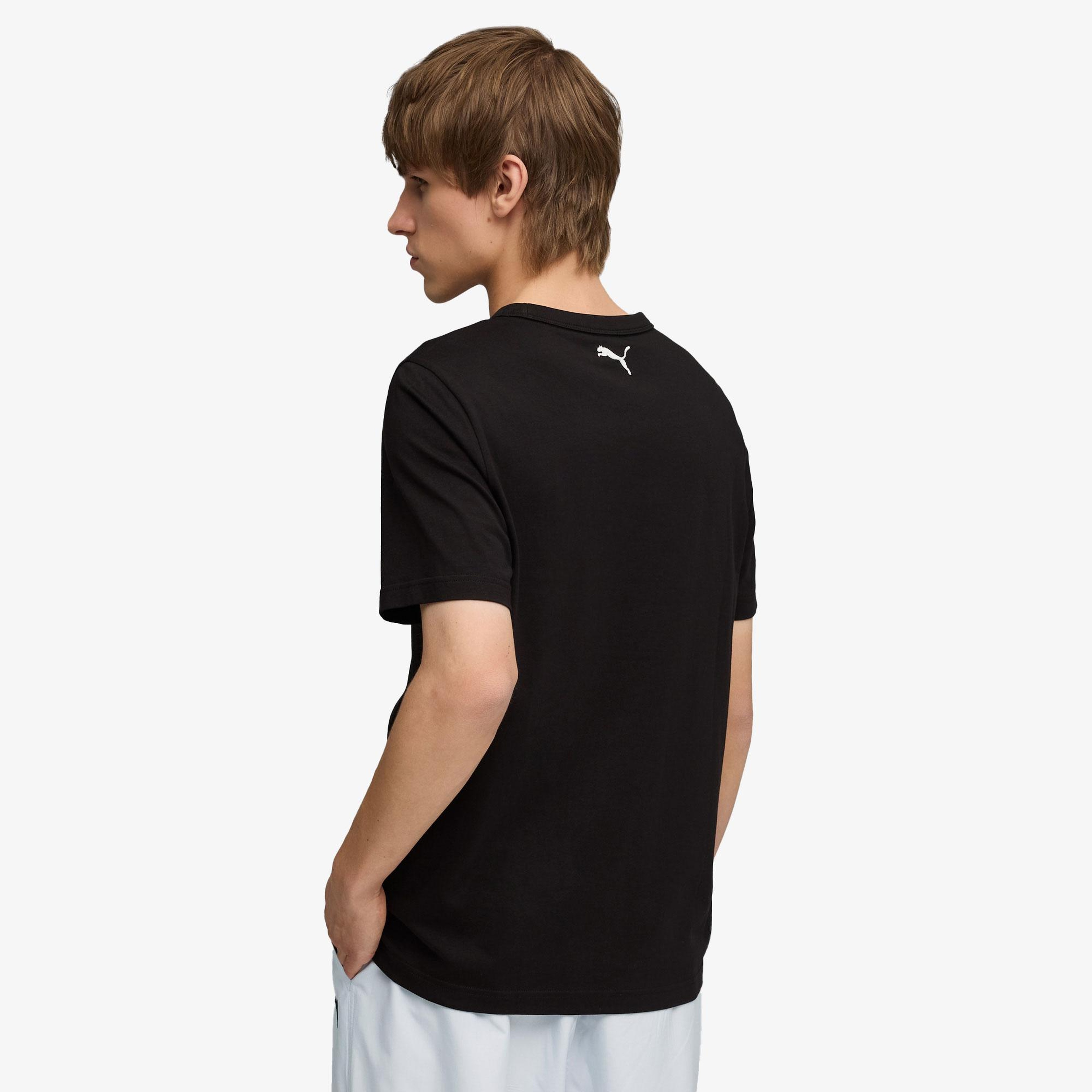Puma Future Archive Graphic Unisex Siyah T-Shirt