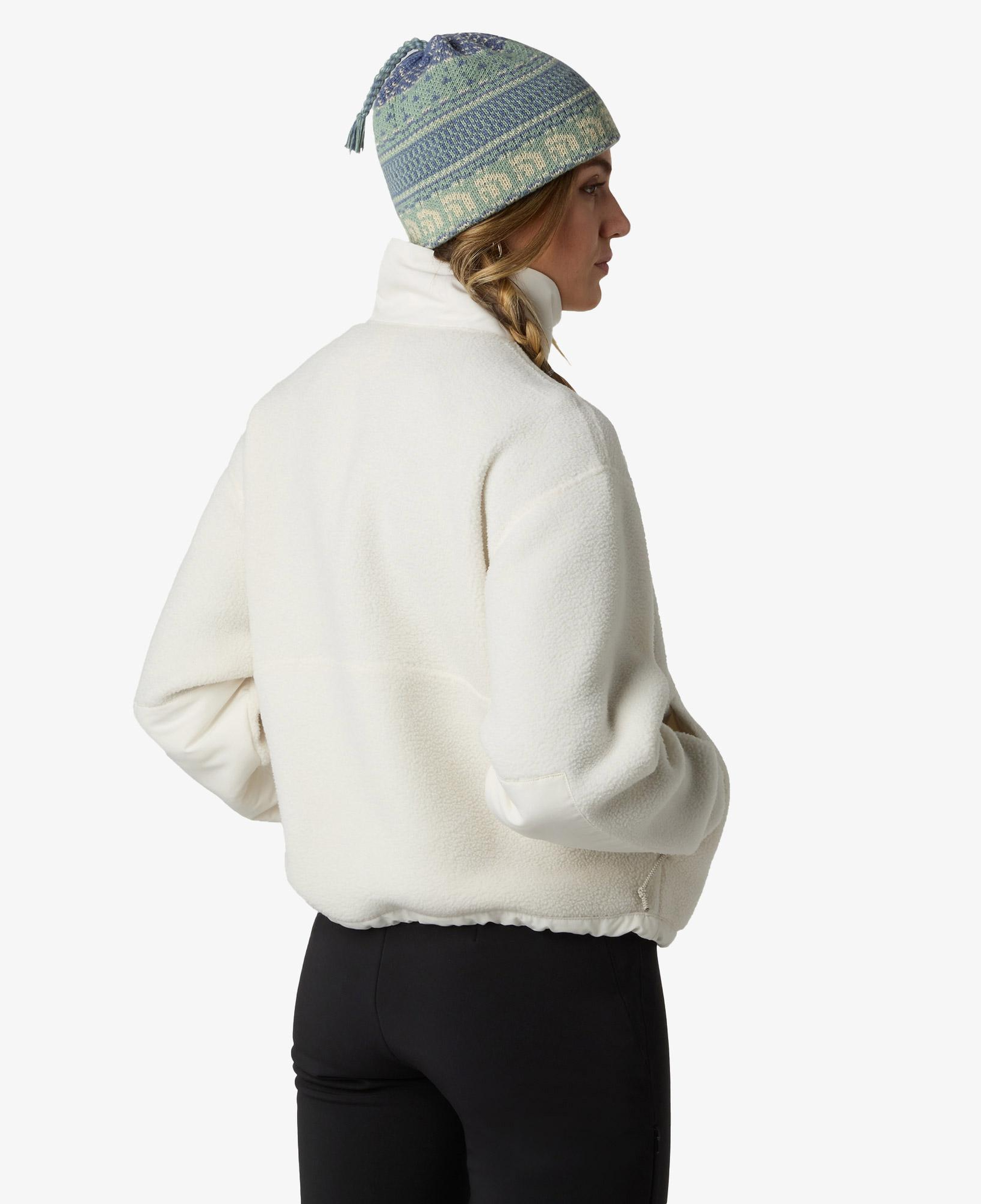 The North Face Yumiori Off-Peak Full Zip Kadın Beyaz Polar Mont