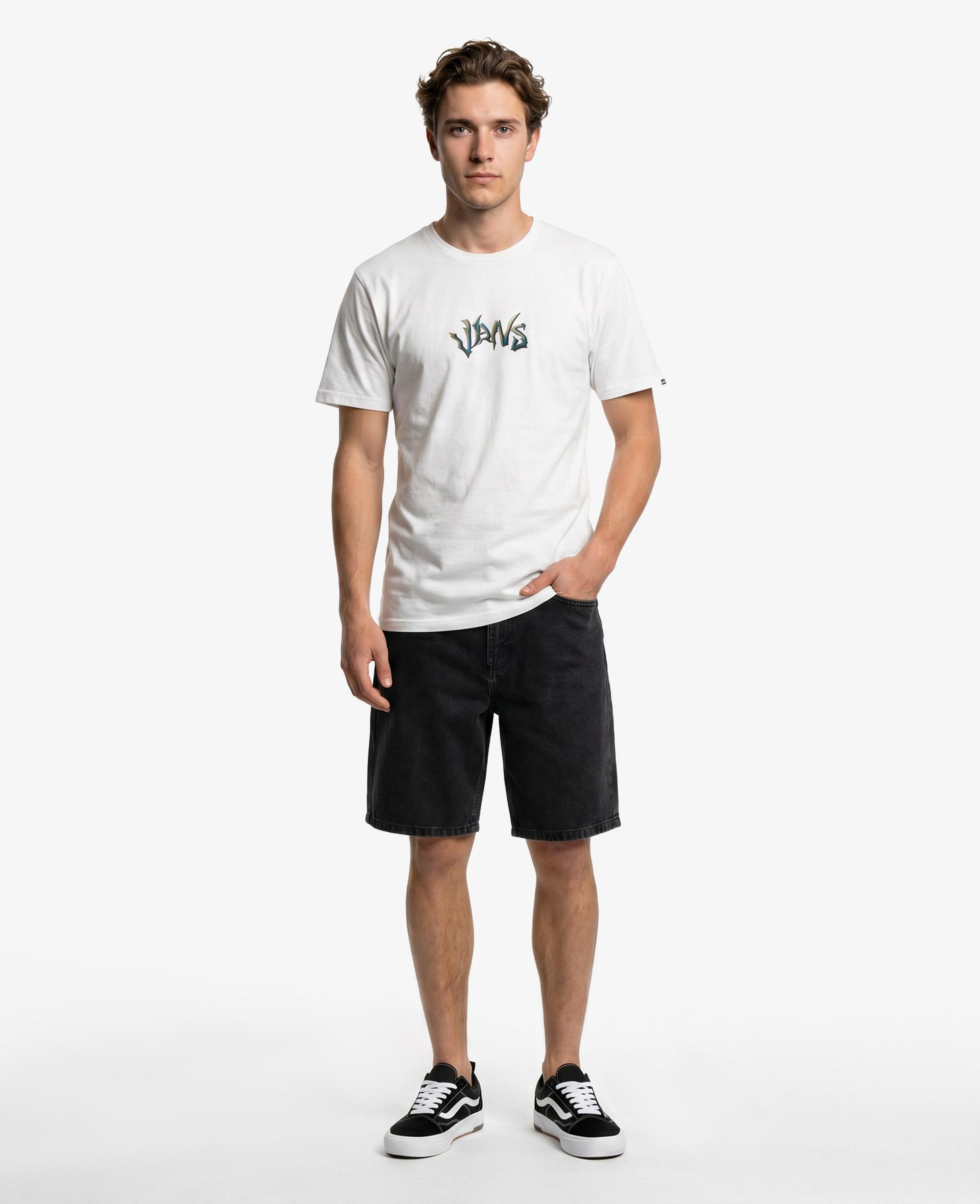 Vans Check-5 Baggy Denim Erkek Siyah Şort