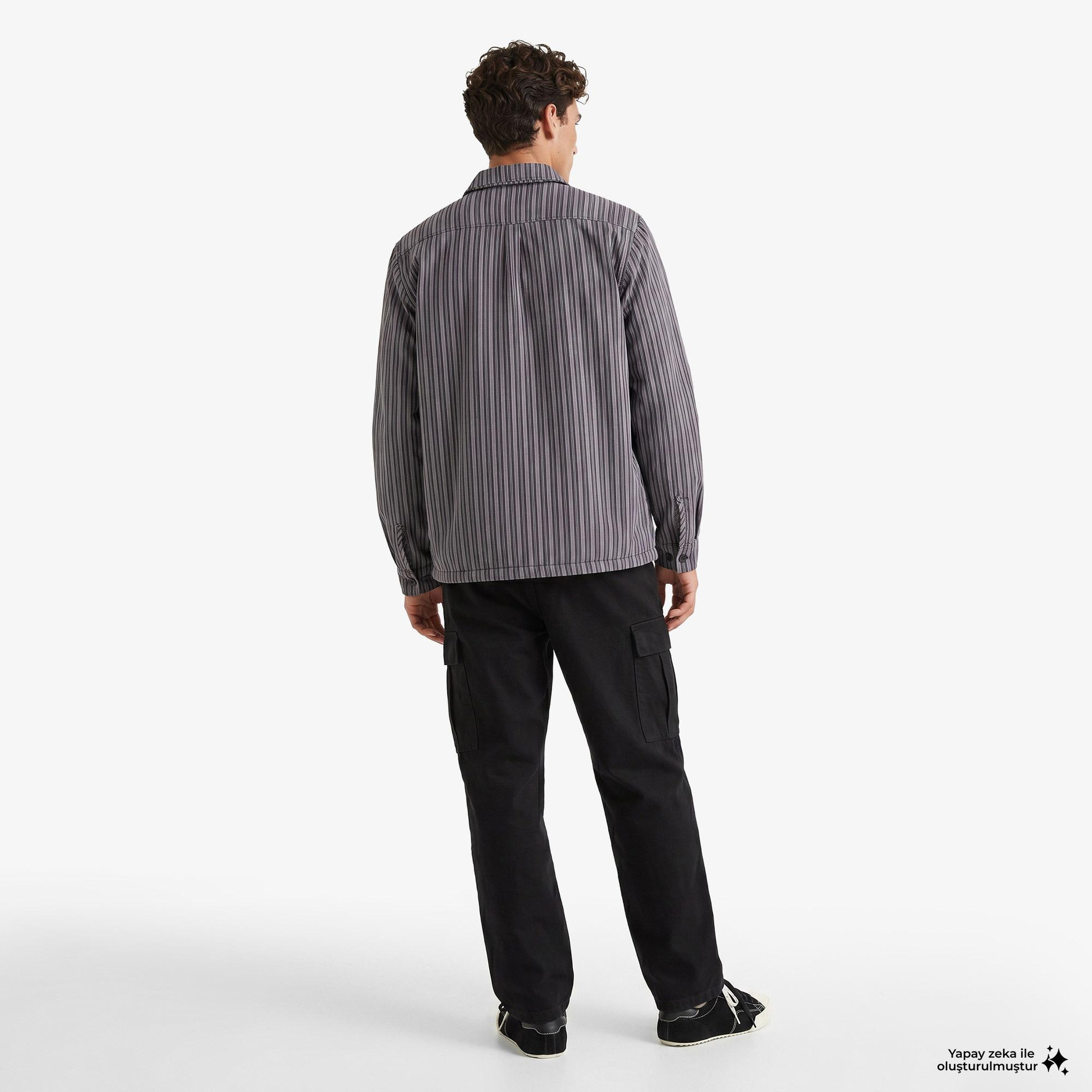 The Hundreds Padded LS Woven Erkek Gri Gömlek
