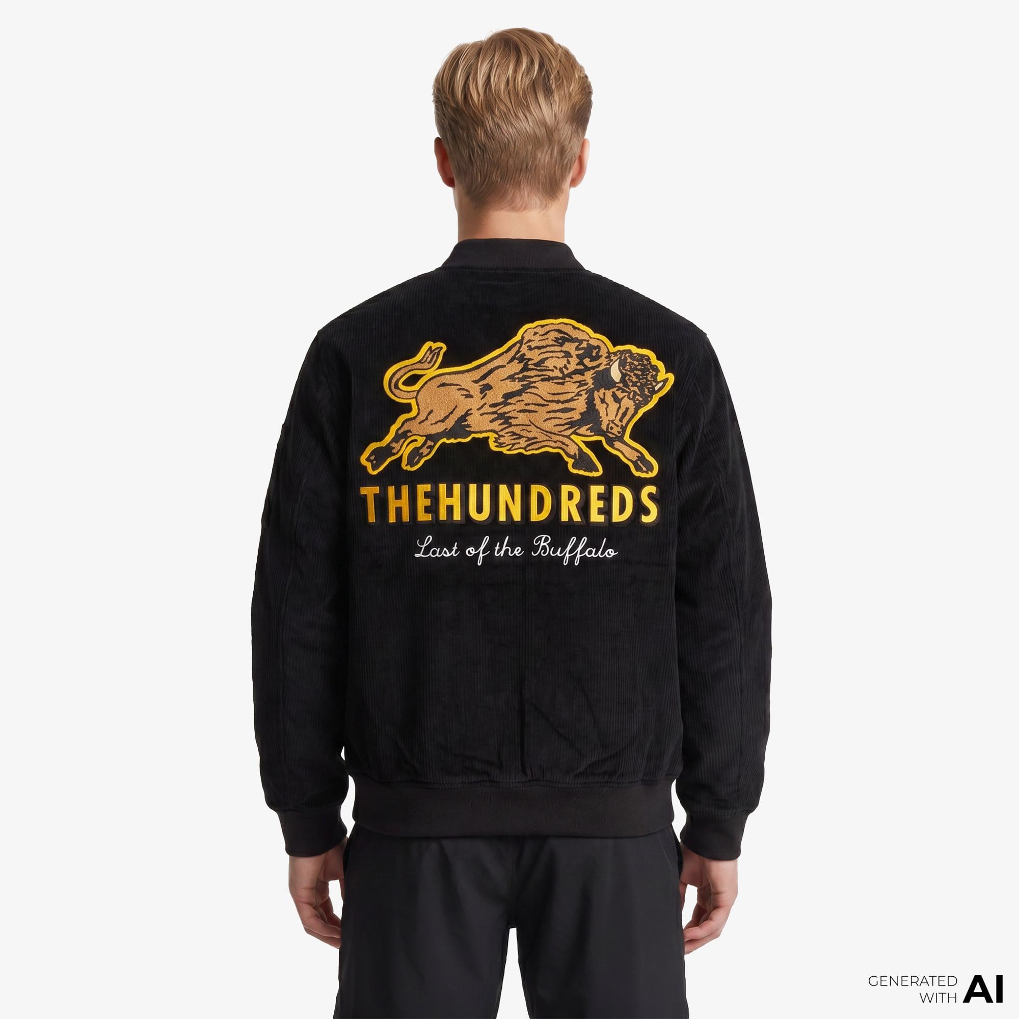 The Hundreds Buffalo Bomber Erkek Siyah Ceket