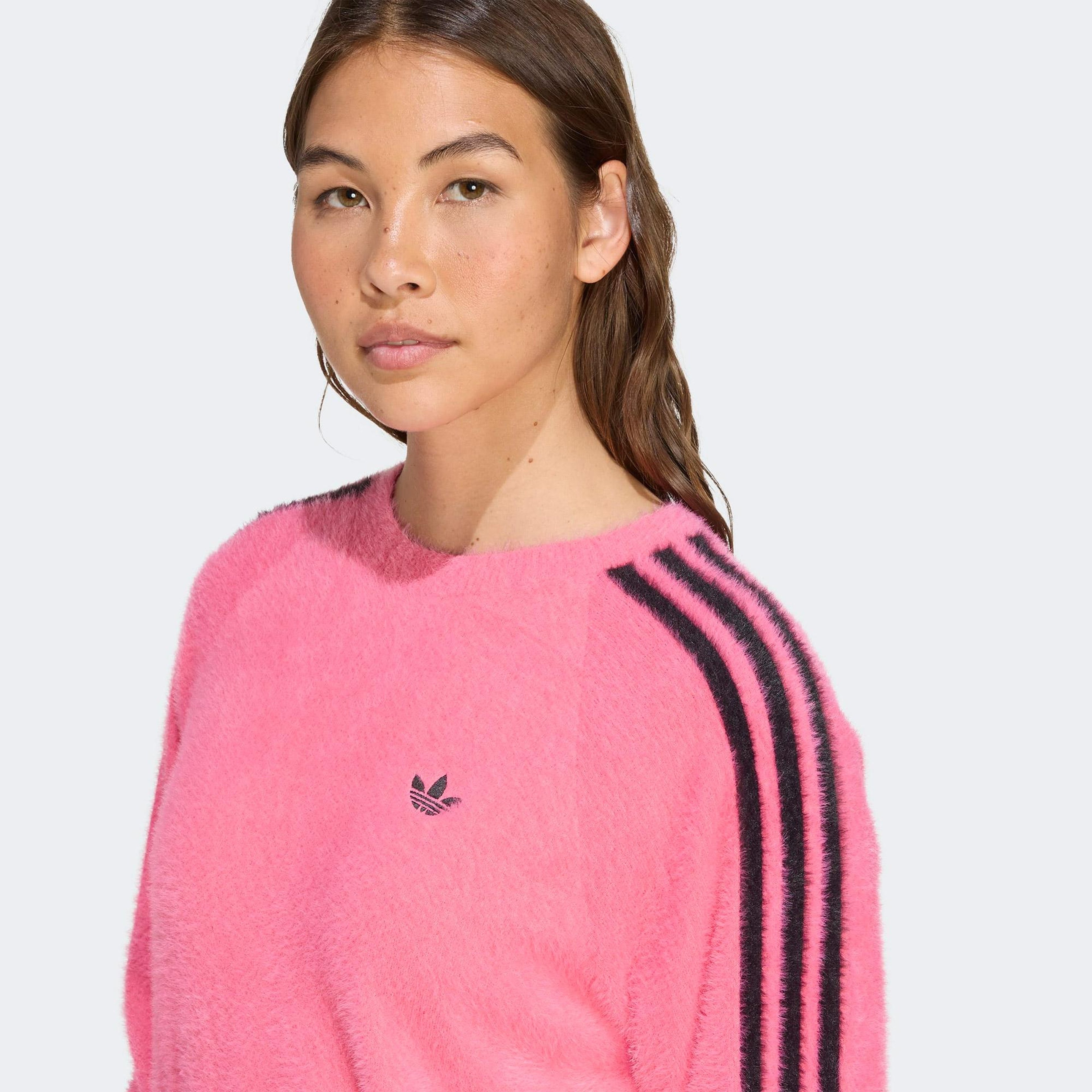 adidas Holiday Kadın Pembe Sweatshirt