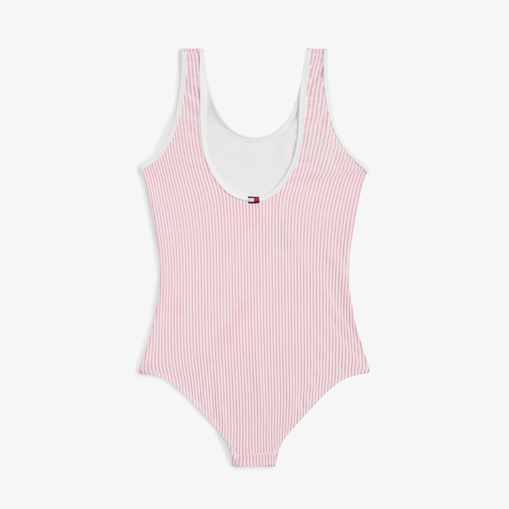 Tommy Hilfiger Script Çocuk Pembe Mayo
