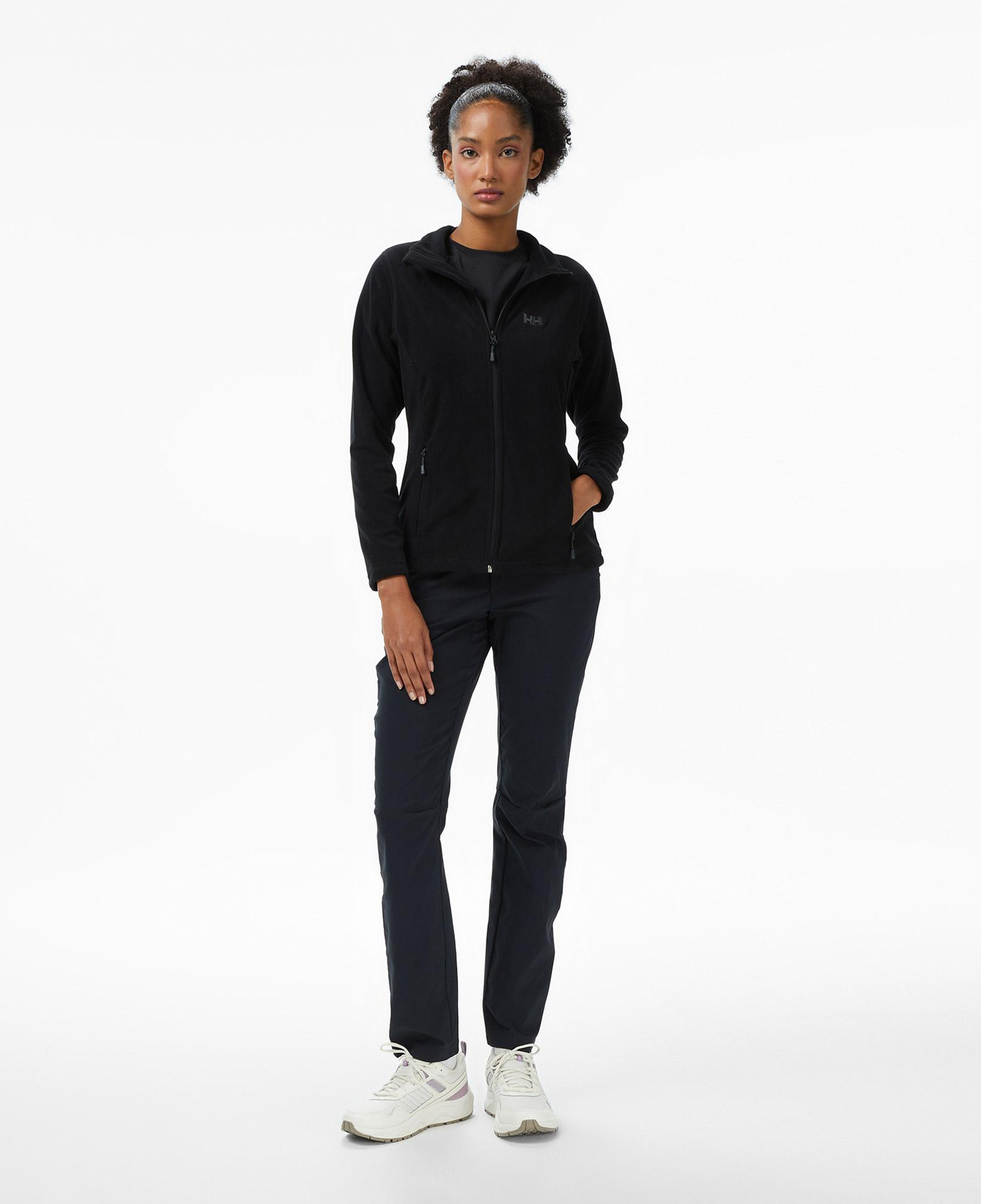 Helly Hansen Fullzip Kadın Siyah Outdoor Polar Mont