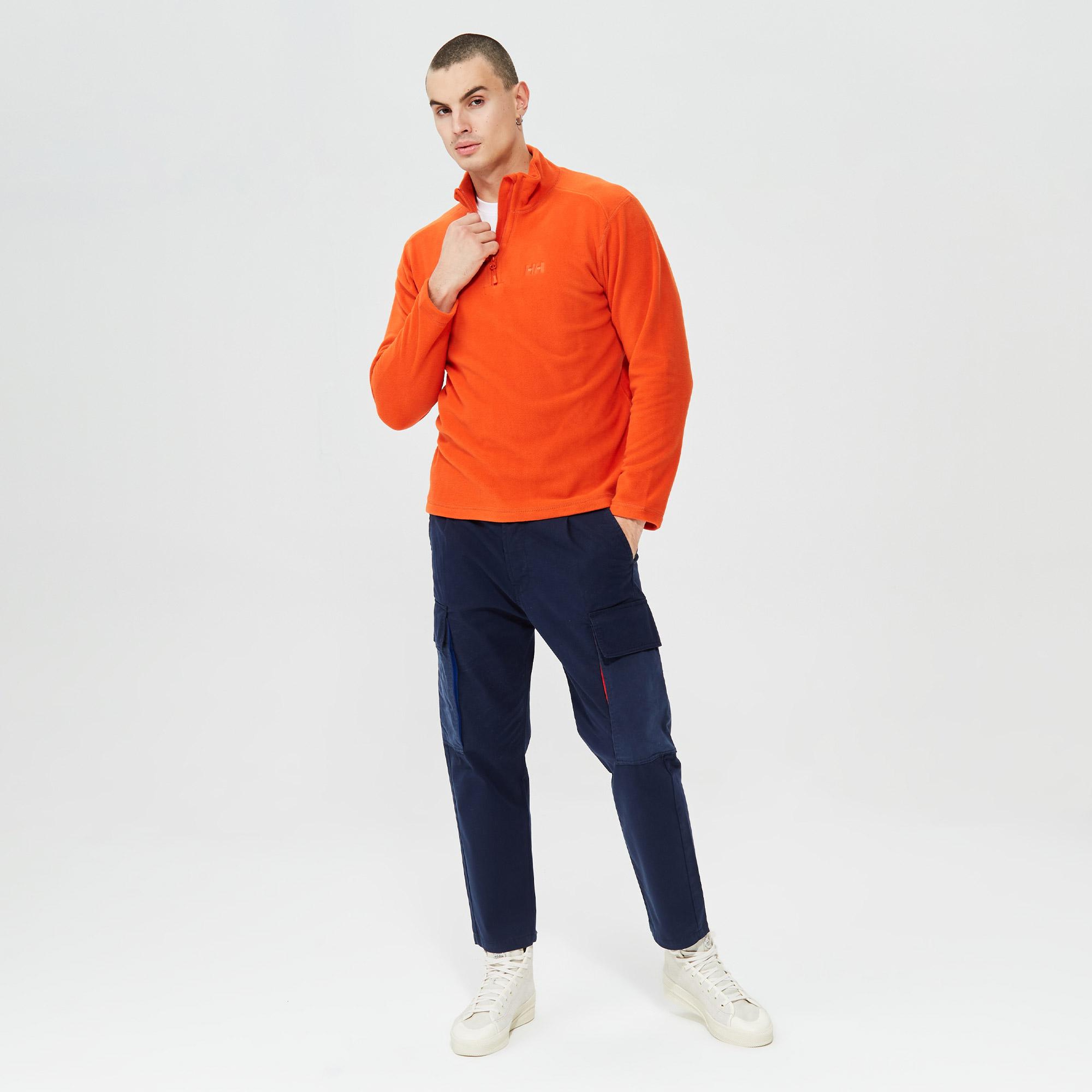 Helly Hansen Mount Fleece Erkek Turuncu Outdoor Polar