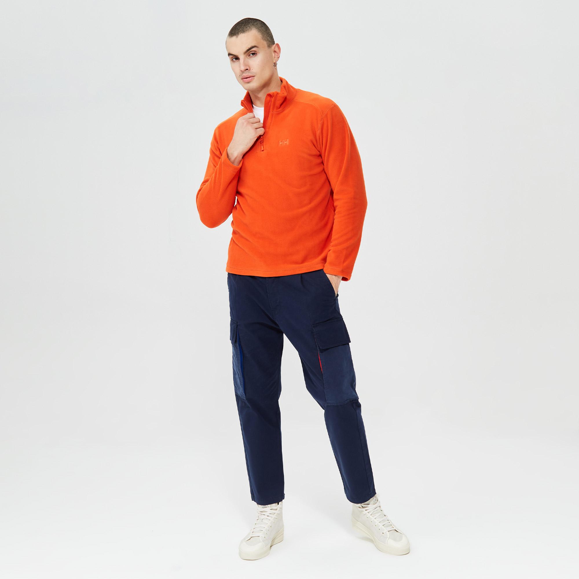 Helly Hansen Mount Fleece Erkek Turuncu Outdoor Polar