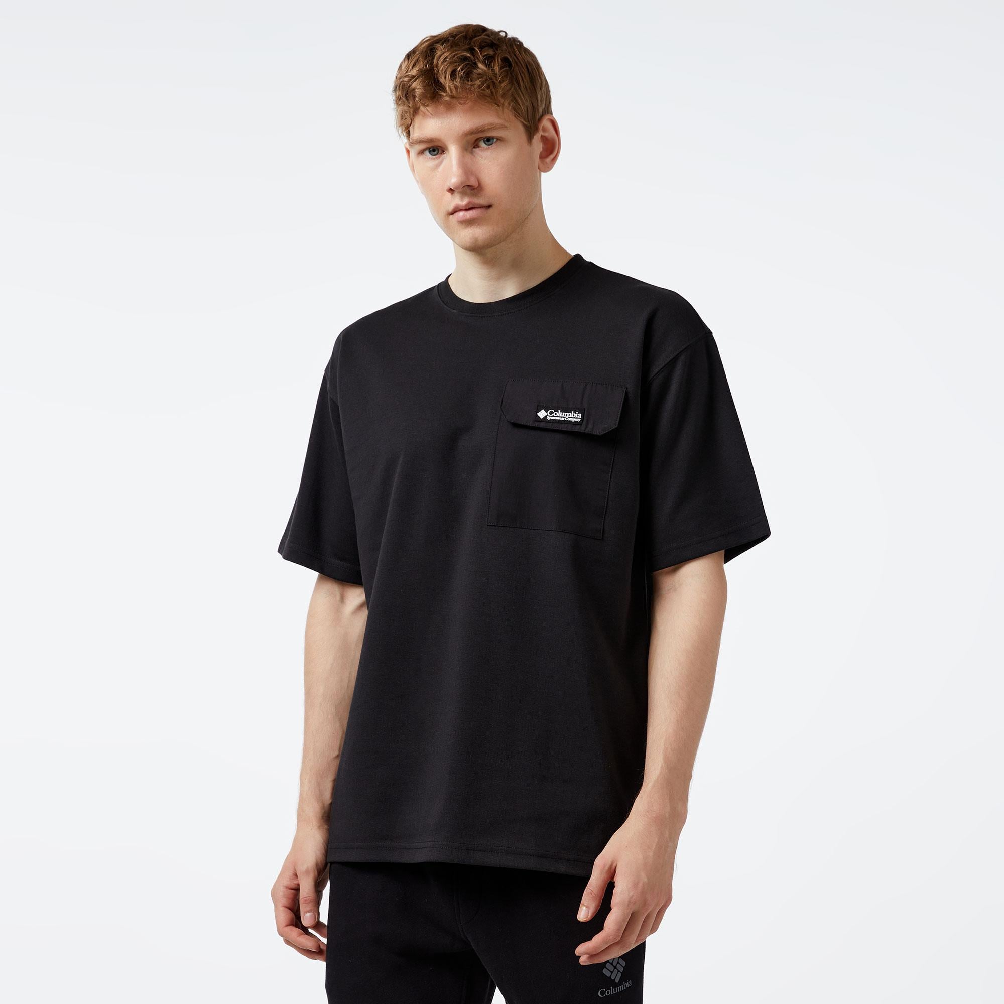 Columbia Heritage Erkek Siyah T-Shirt