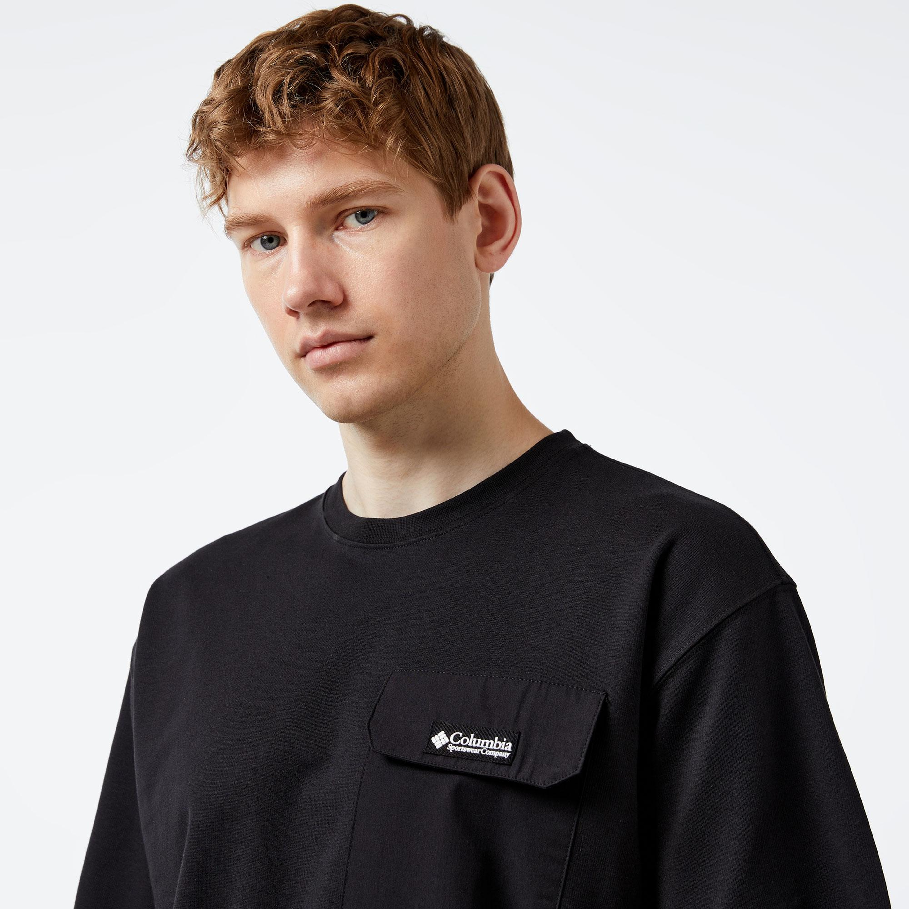 Columbia Heritage Erkek Siyah T-Shirt