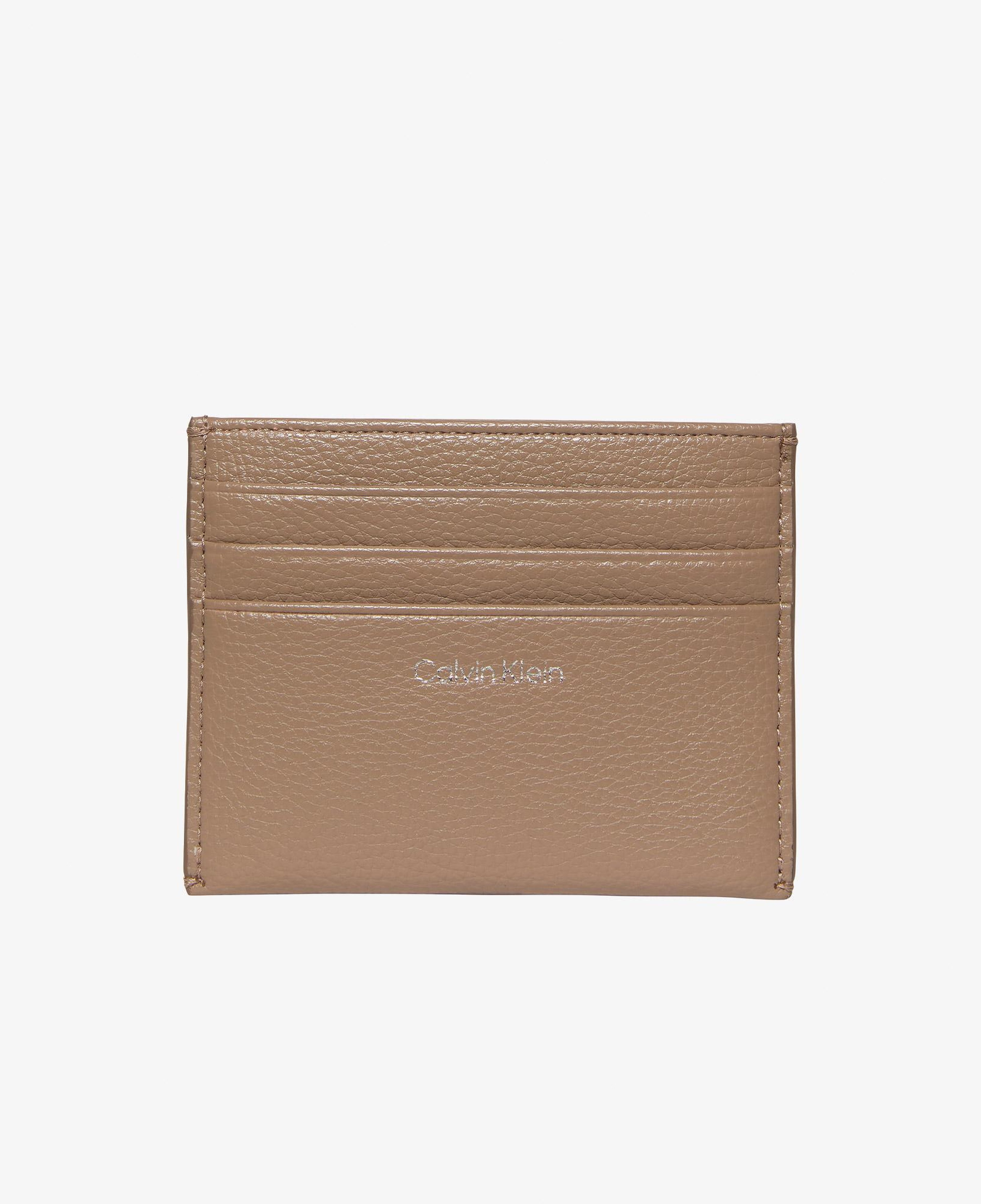 Calvin Klein Emblem Pebble Kadın Kahverengi Kartlık