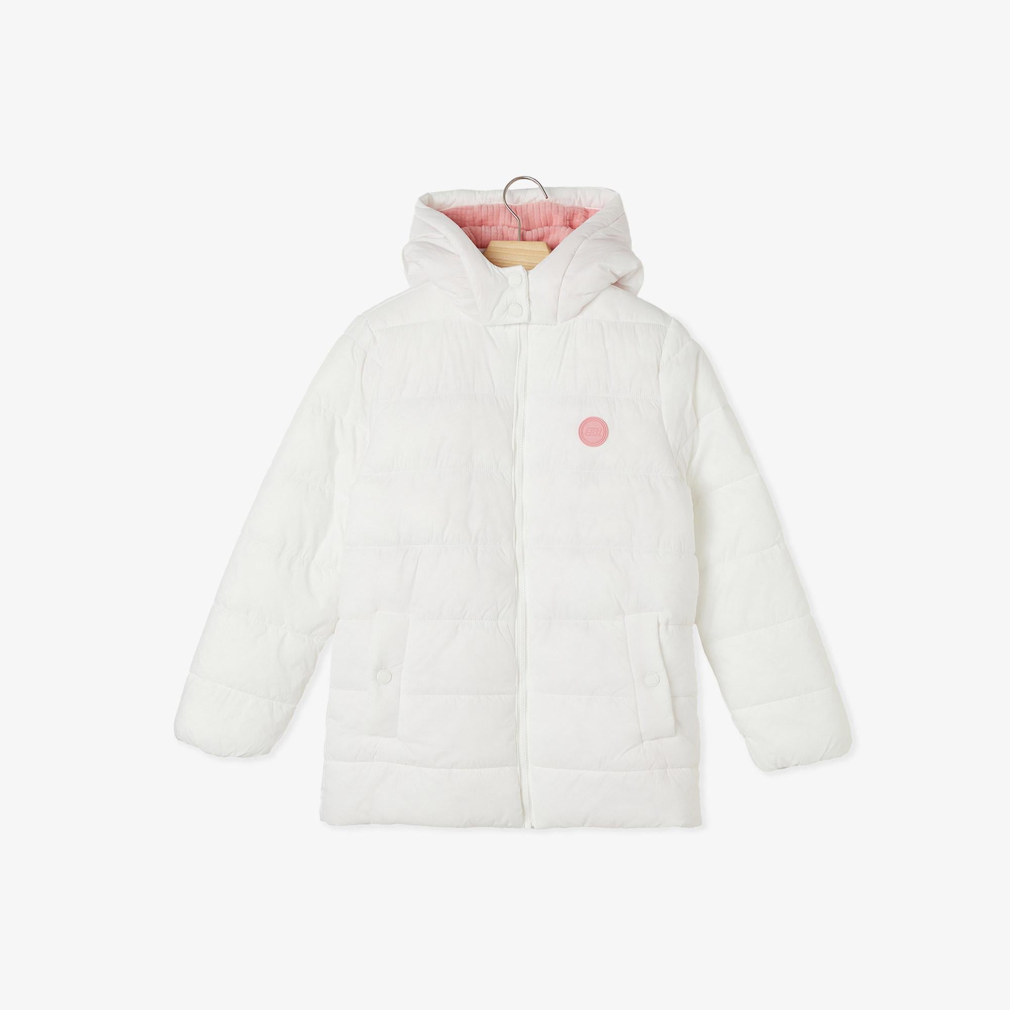Skechers G Outerwear Padded Çocuk Beyaz Ceket