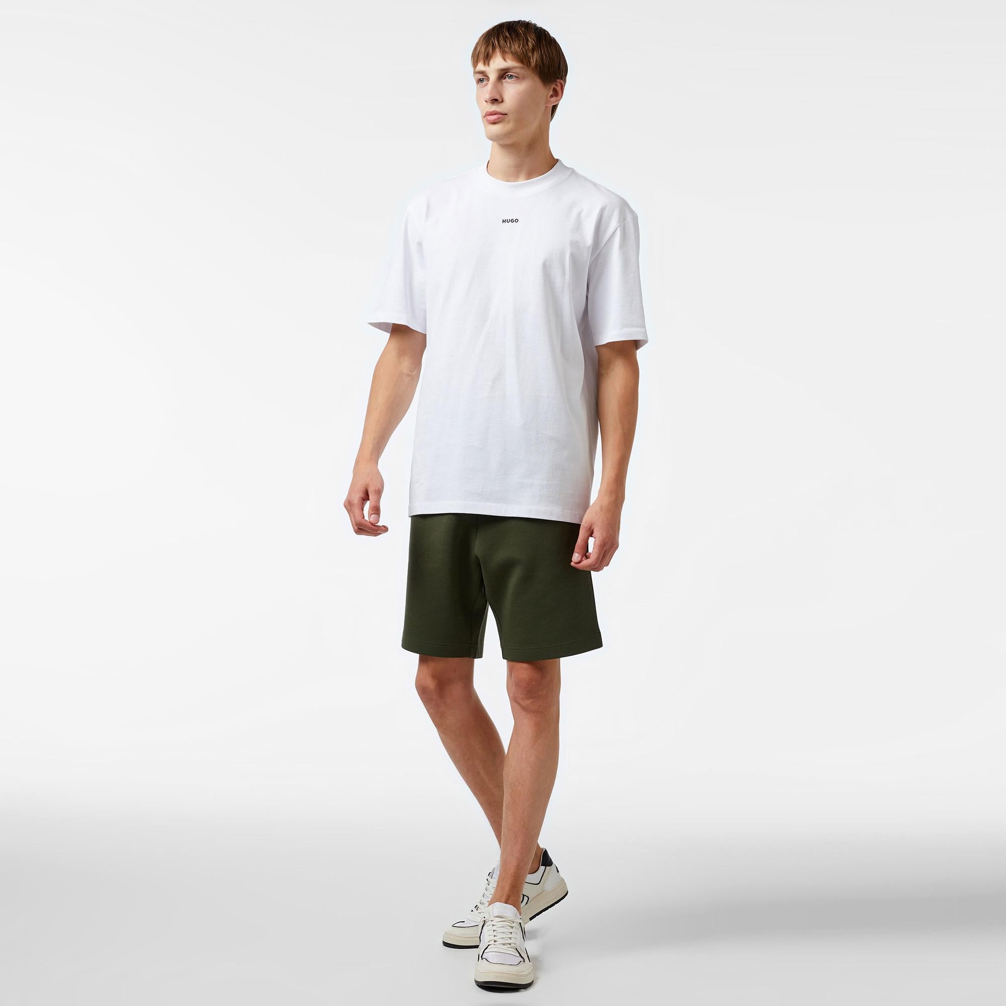Hugo Dapolino Erkek Beyaz T-Shirt