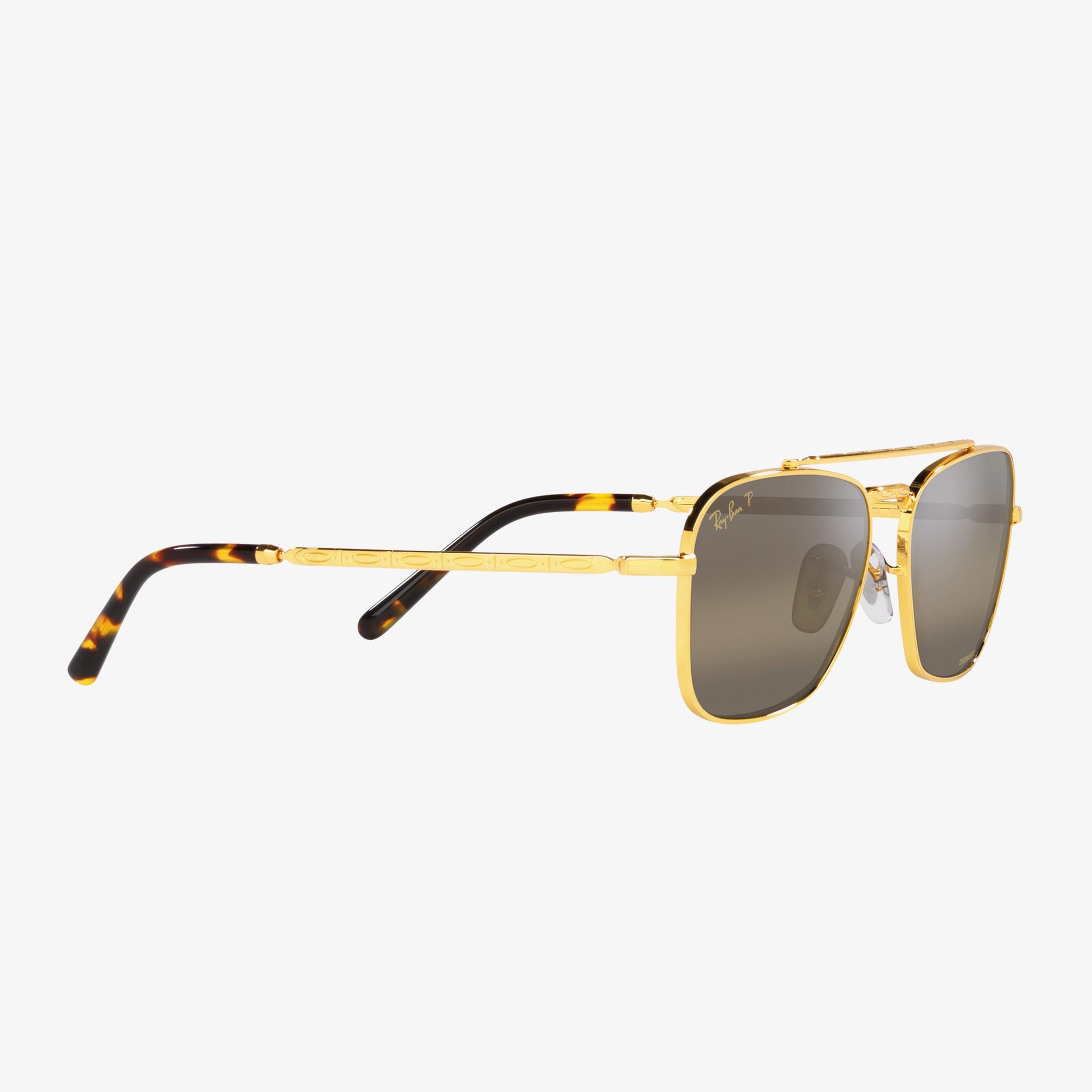 Ray-Ban New Caravan Unisex Altın Rengi Güneş Gözlüğü