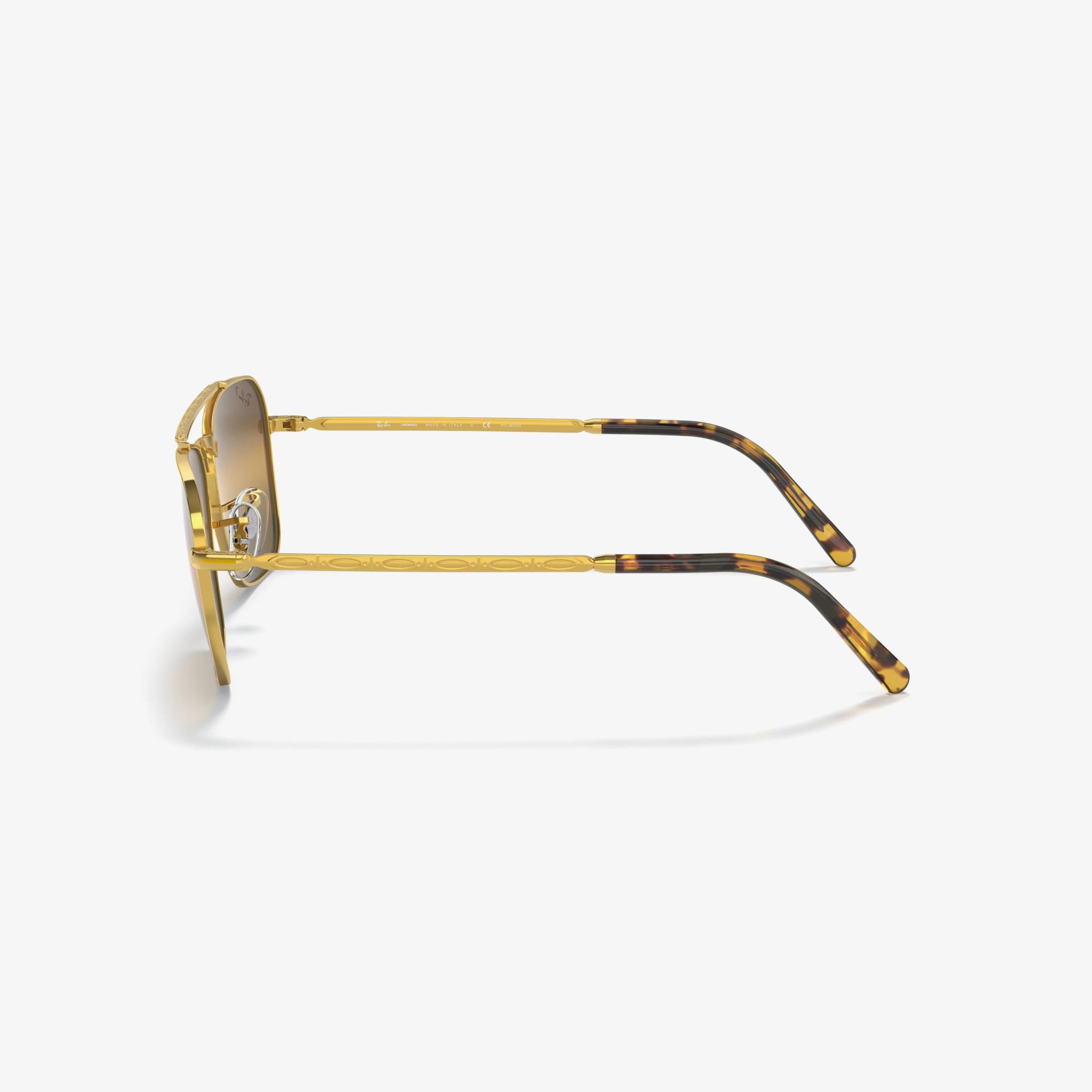 Ray-Ban New Caravan Unisex Altın Rengi Güneş Gözlüğü