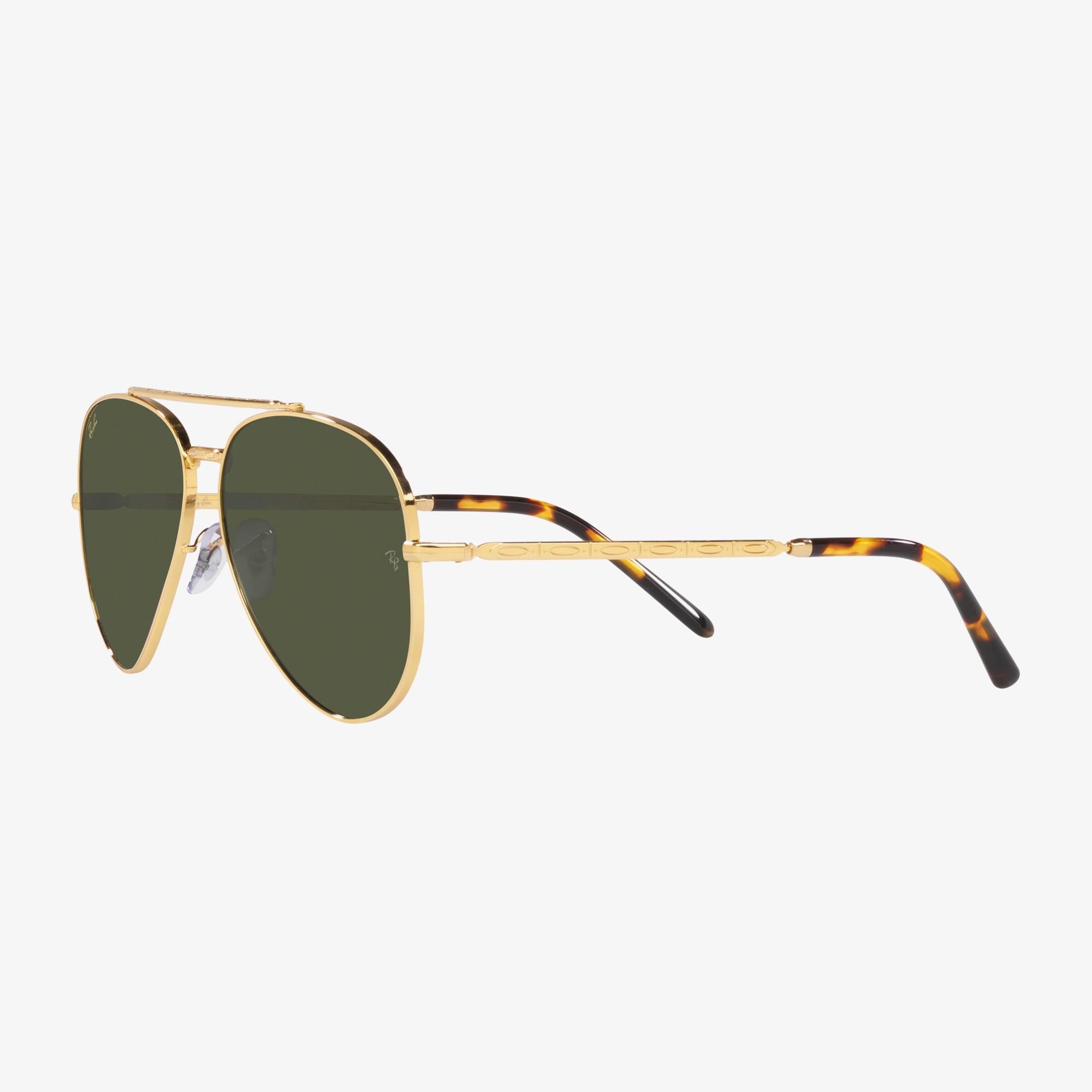 Ray-Ban New Aviator Unisex Altın Rengi Güneş Gözlüğü
