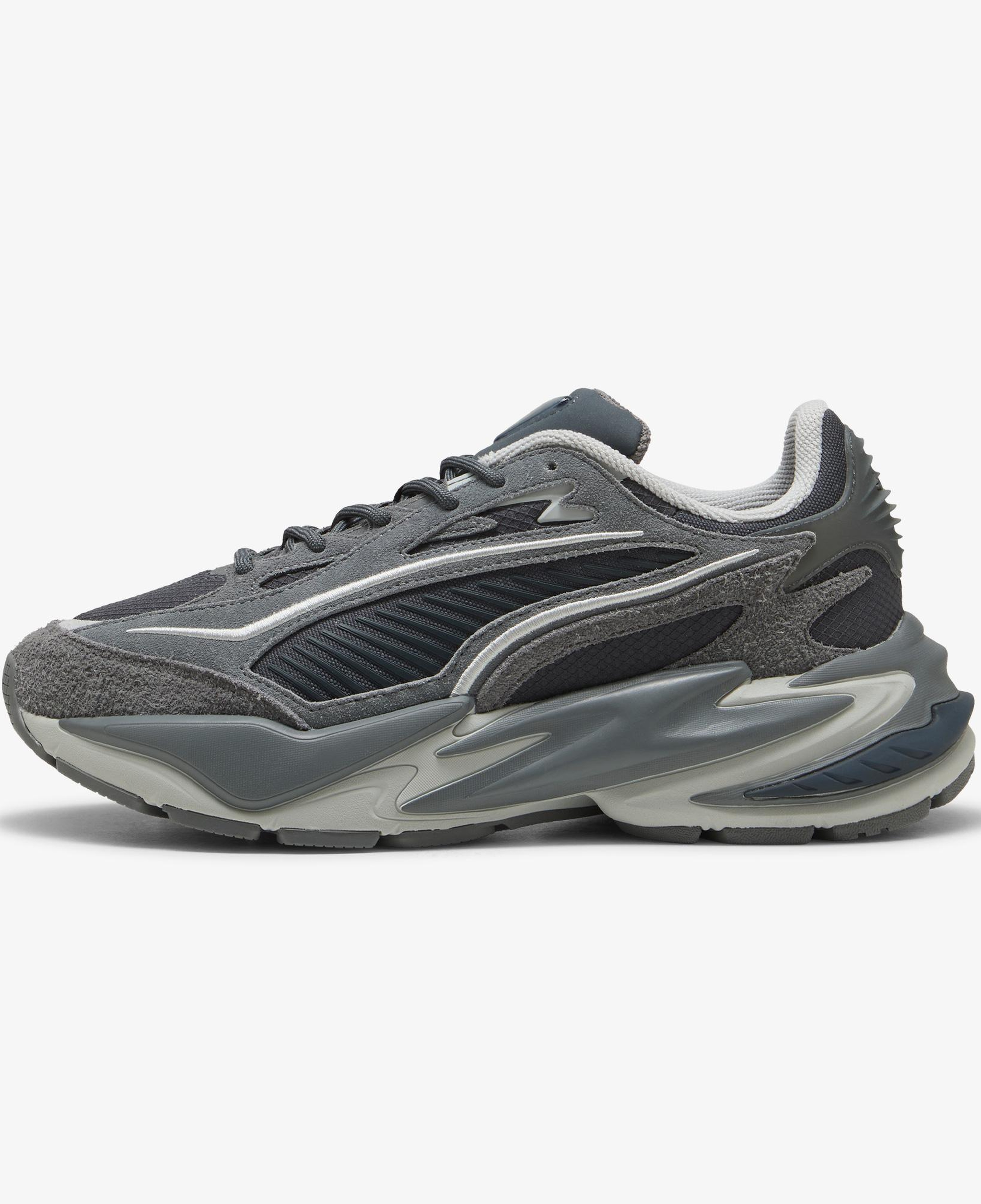 Puma Rs Surge Hairy Suede Unisex Gri Spor Ayakkabı