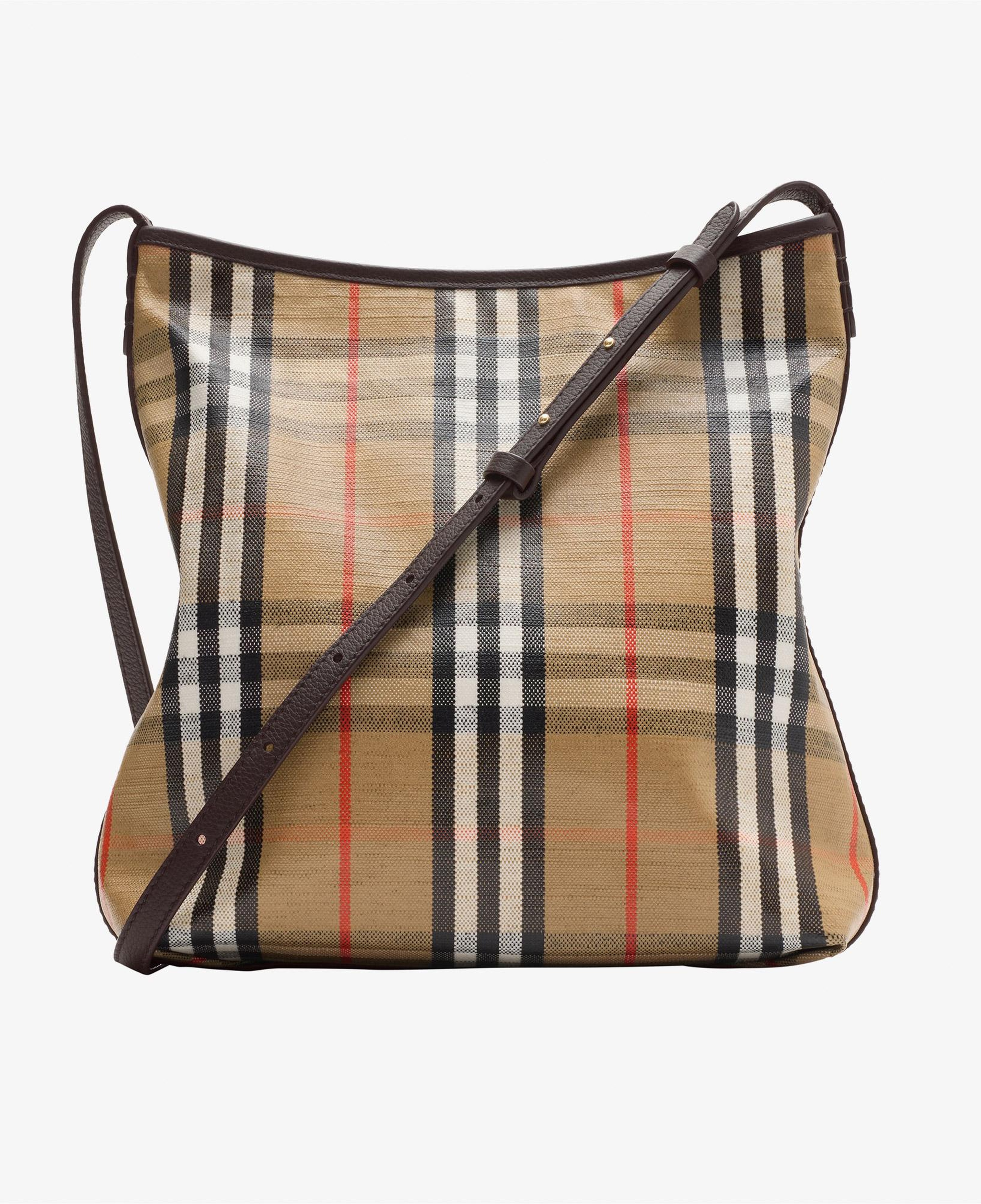 Burberry Highlands Kadın Bej Keten Çanta