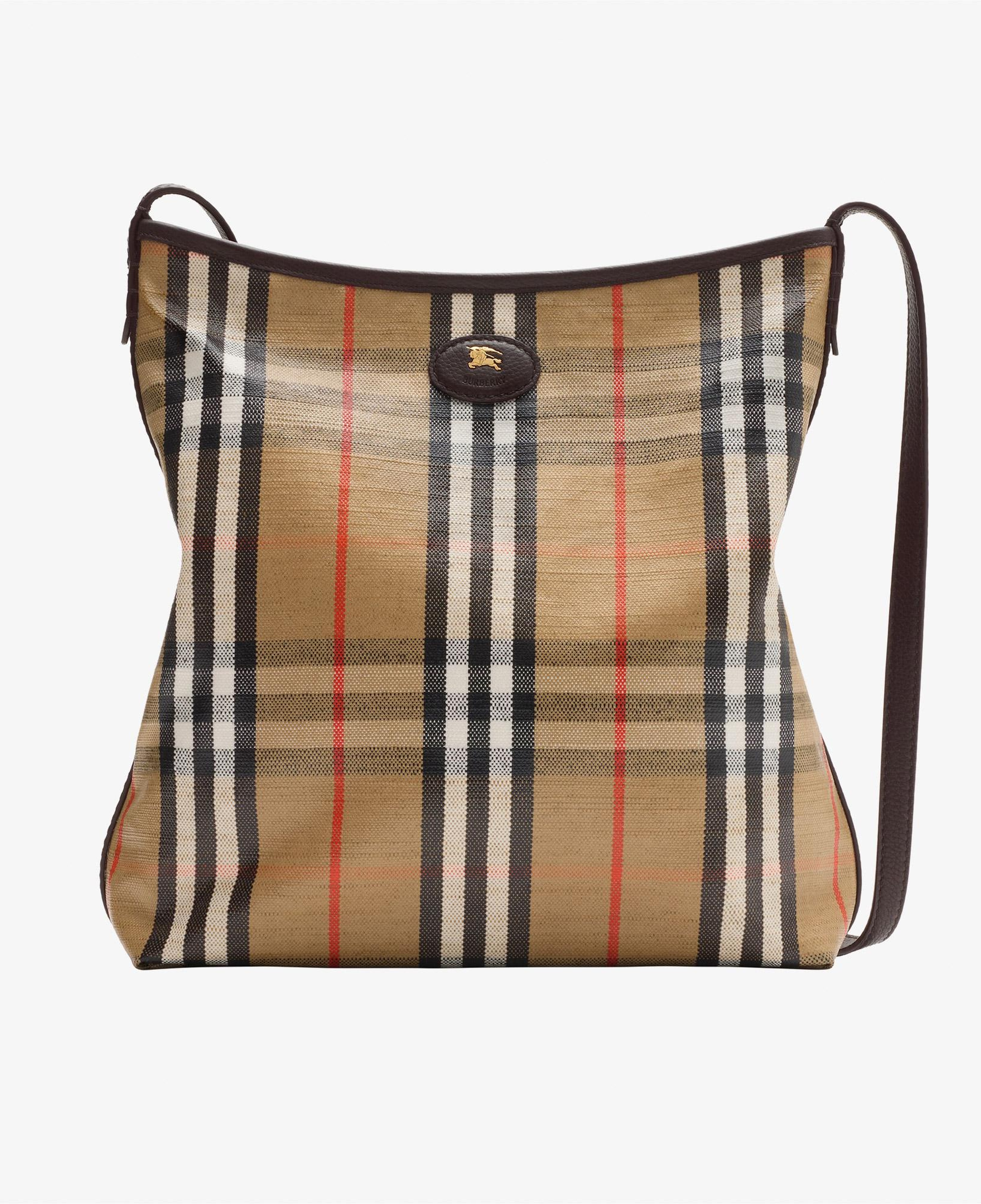 Burberry Highlands Kadın Bej Keten Çanta