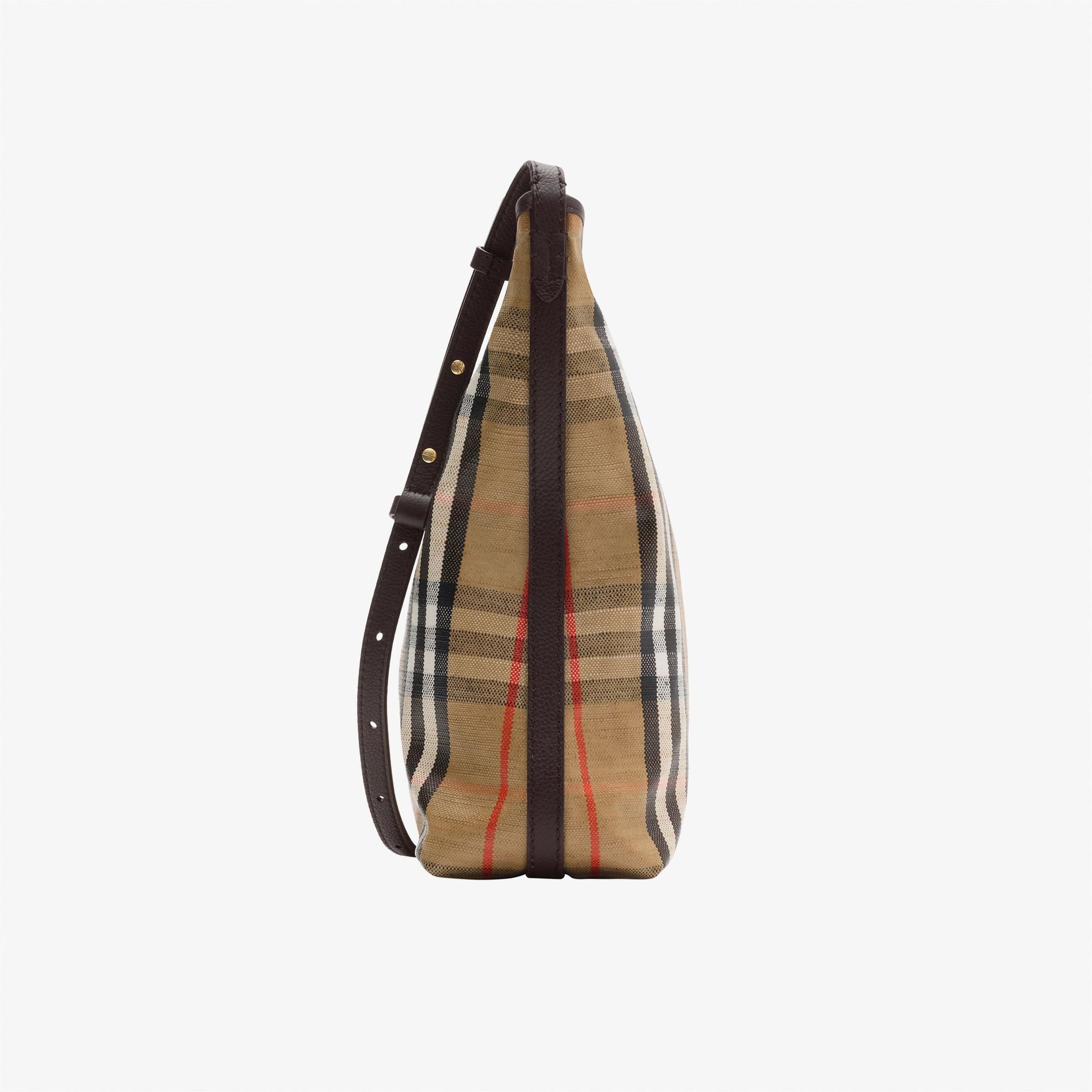 Burberry Highlands Kadın Bej Keten Çanta