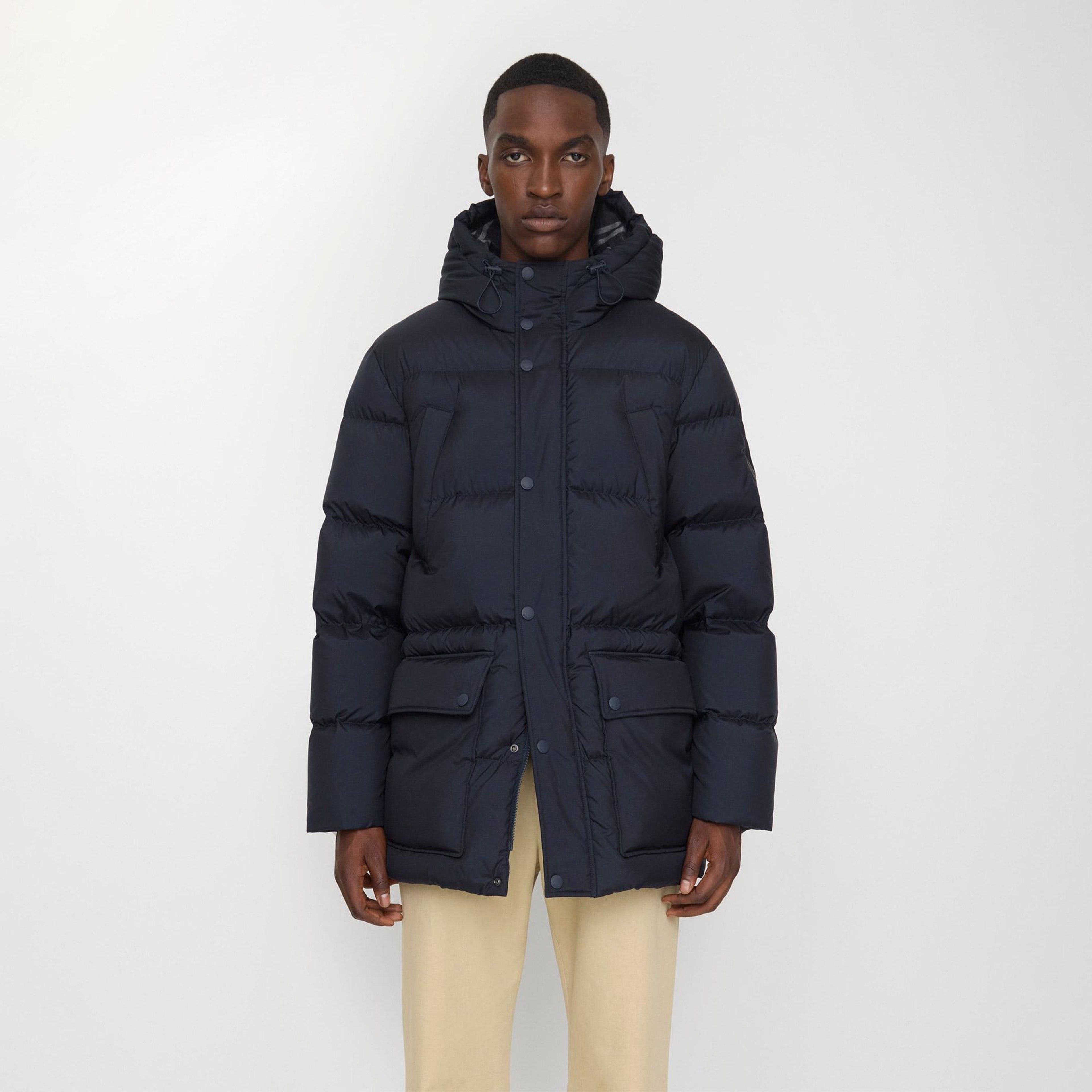 Burberry Burford Erkek Lacivert Mont