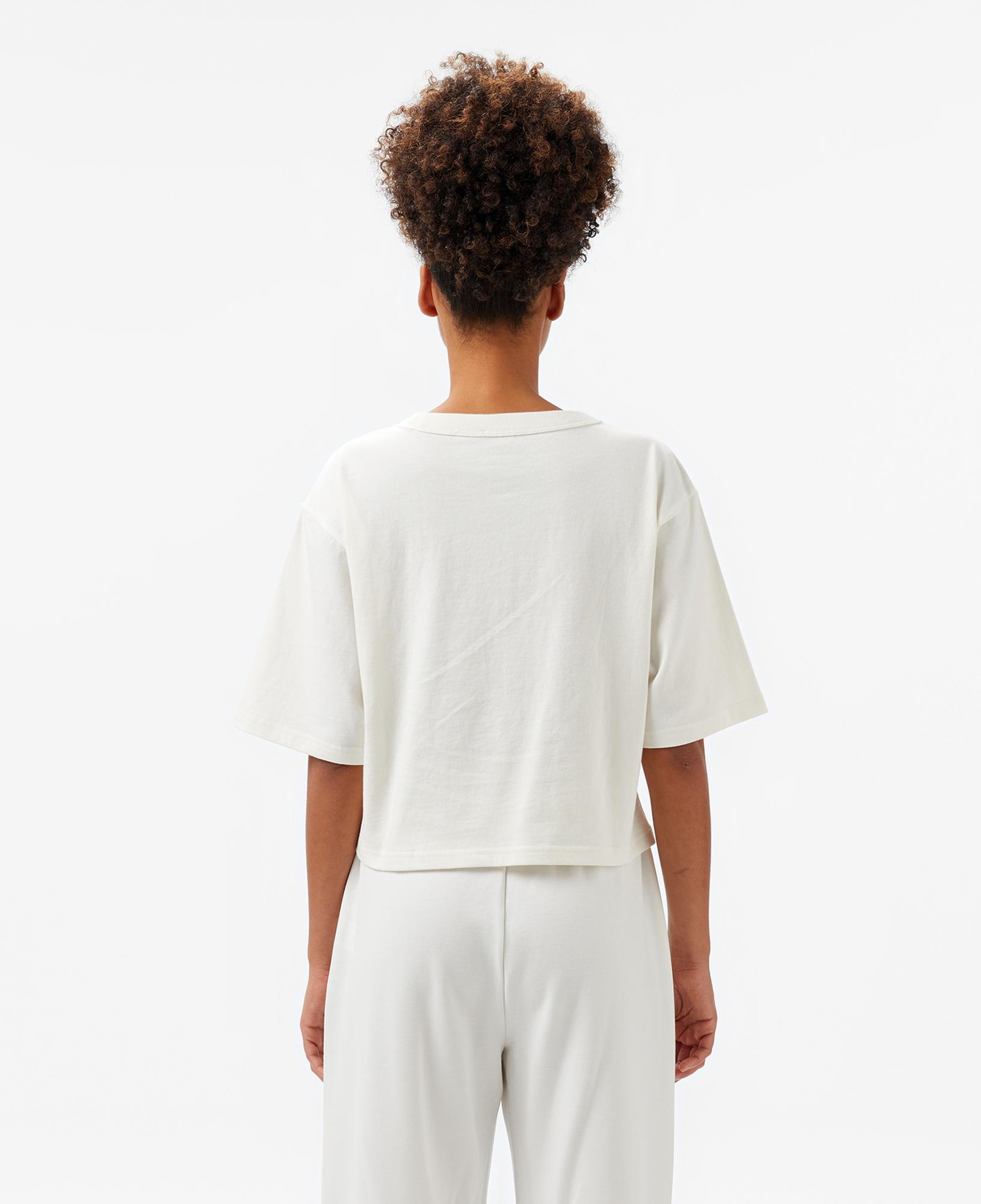 Vans MTE Wildthorn Reflective Boxy Fit Kadın Krem Rengi T-Shirt