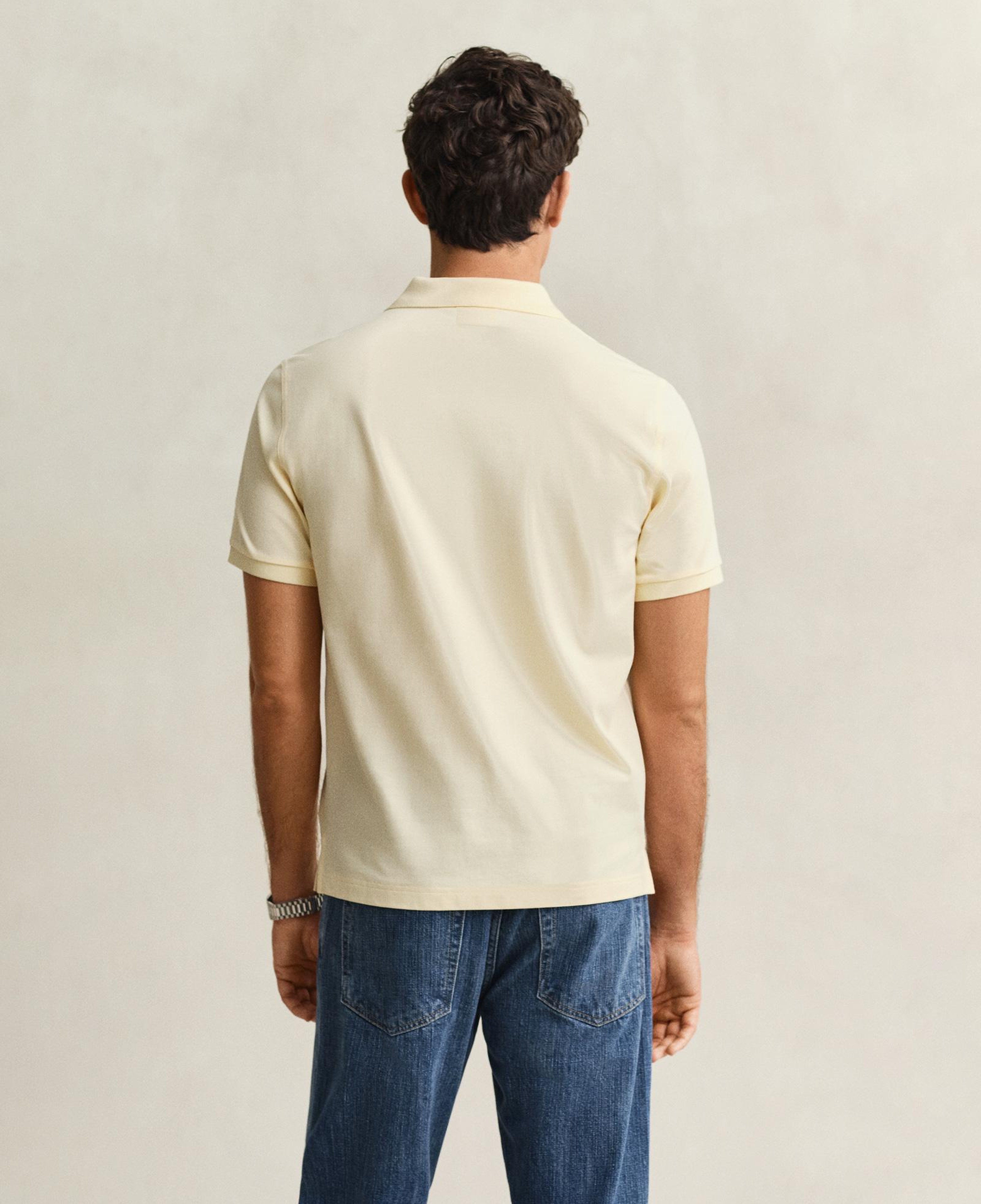 GANT Erkek Sarı Regular Fit Logolu Polo Yaka T-Shirt
