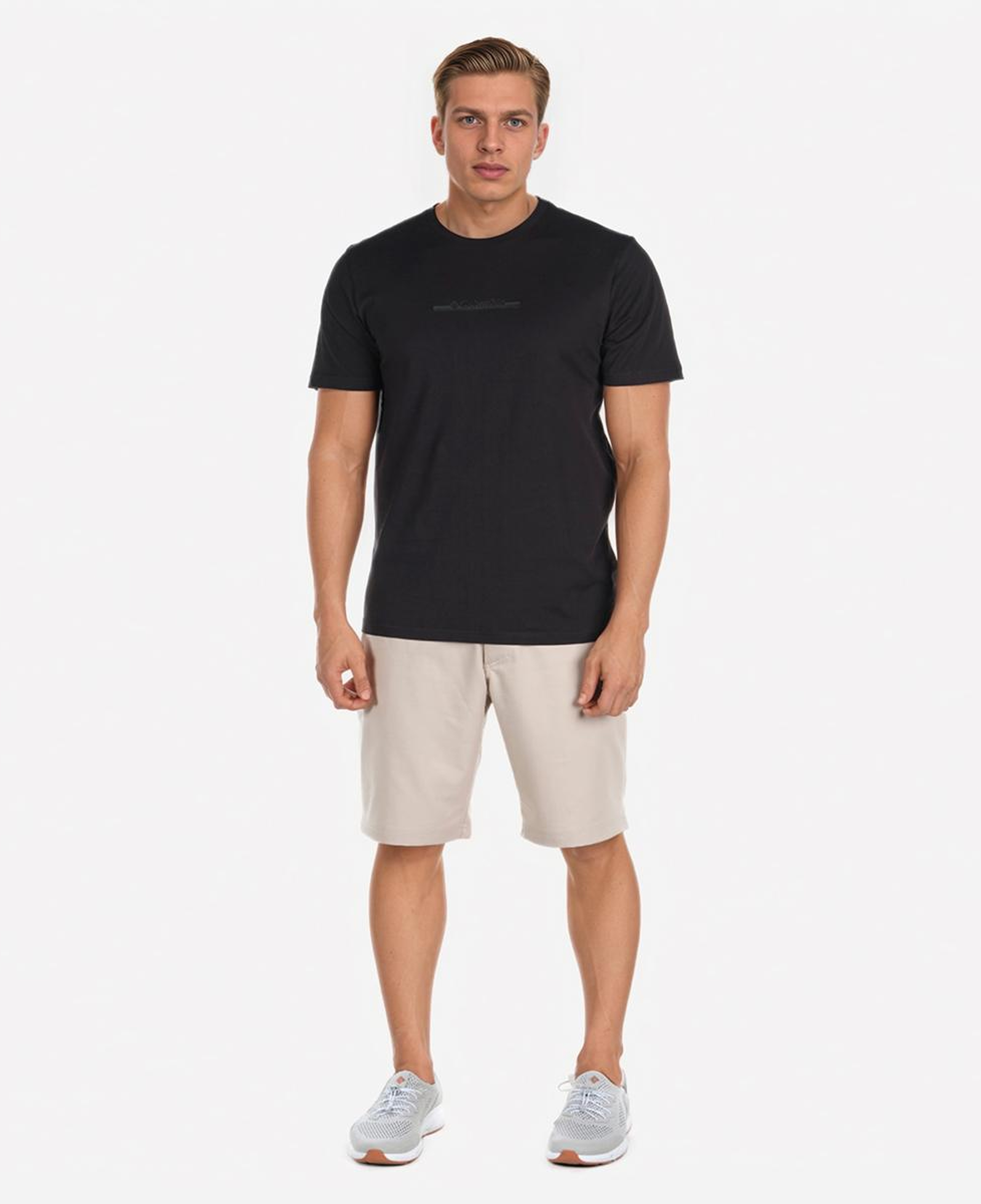 Columbia Bar Split Graphic Erkek Siyah Günlük T-Shirt